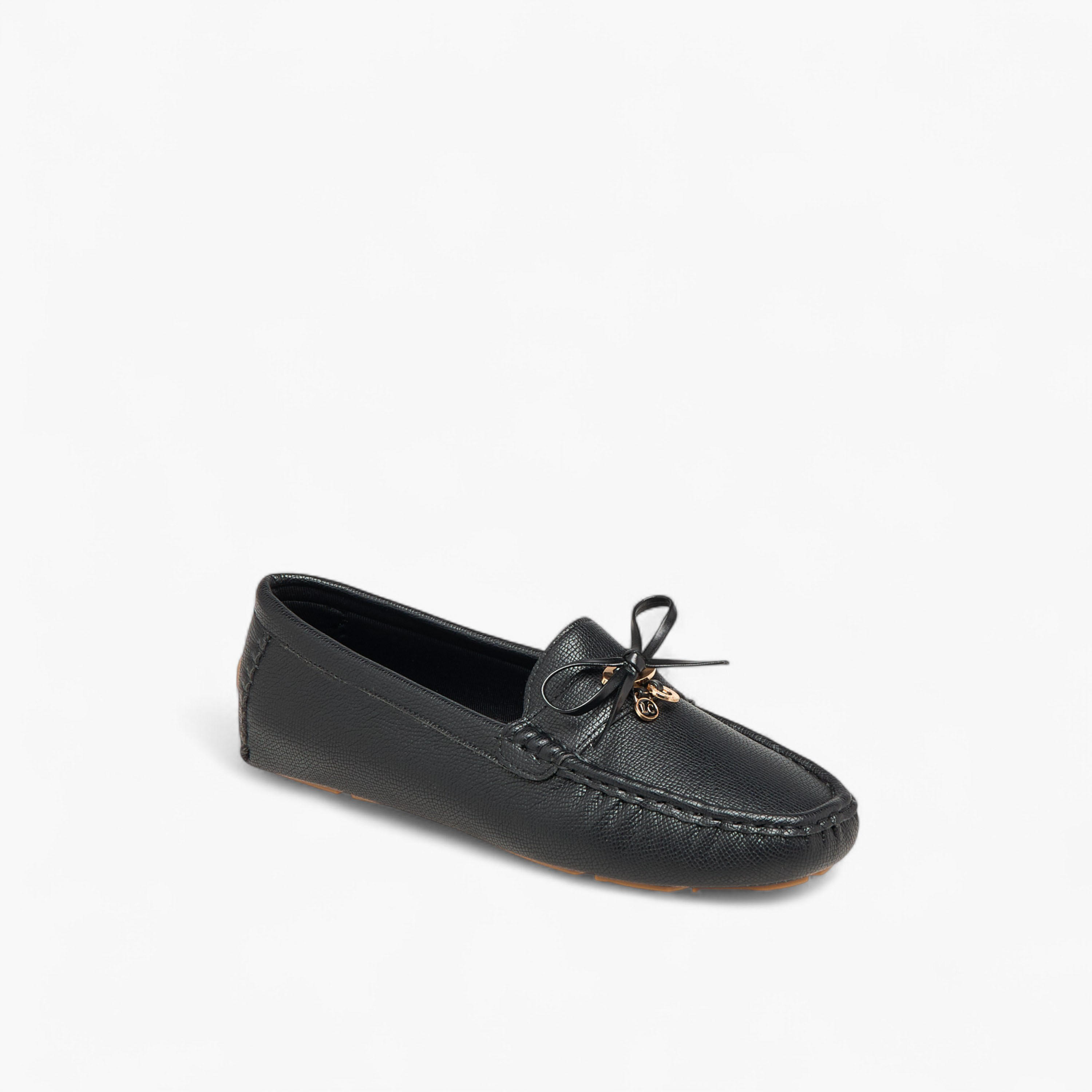 حذاء موكاسين بزينة فيونكة من لو كونفورت-women-shoes-flats-moccasins-image-2