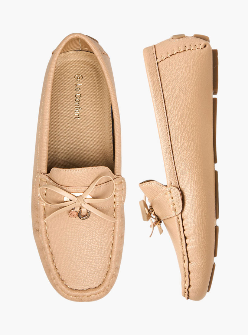 Le Confort Bow Accent Moccasins-women-shoes-flats-moccasins-image-1
