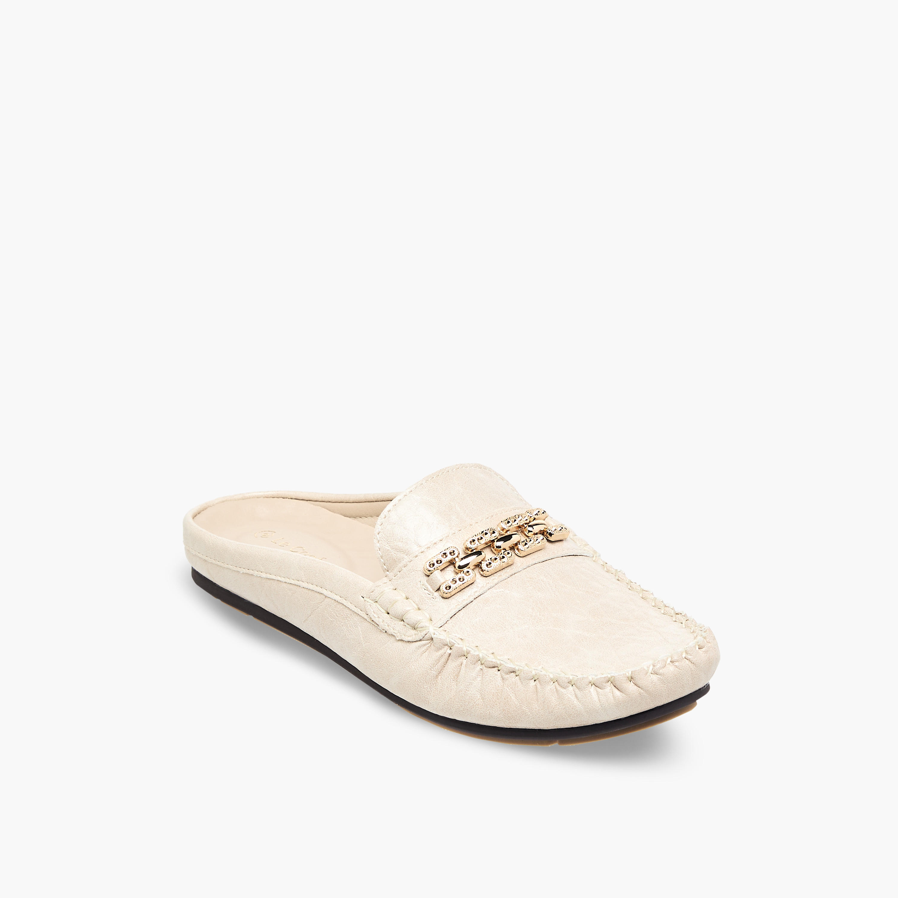 حذاء ميول سهل الارتداء للنساء من لو كونفورت-women-shoes-flats-mules-image-2
