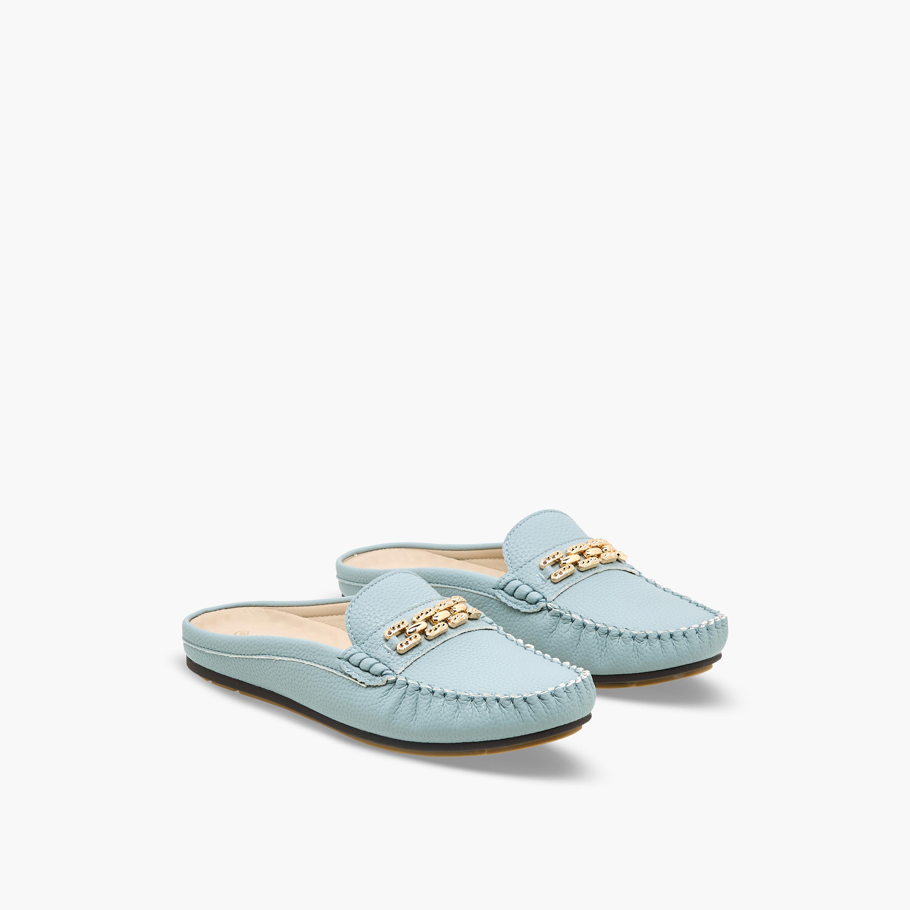 حذاء ميول سهل الارتداء للنساء من لو كونفورت-women-shoes-flats-mules-image-1