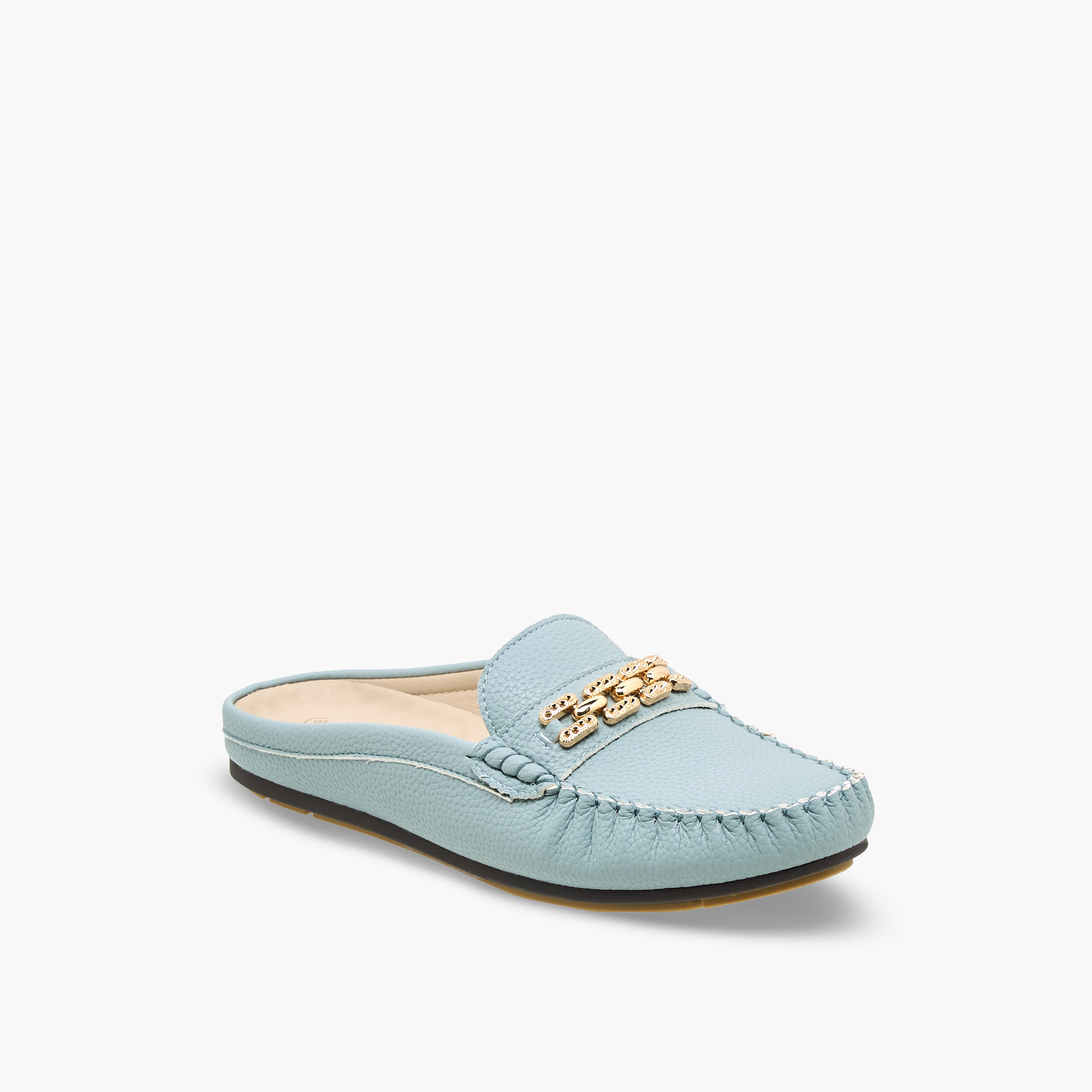 حذاء ميول سهل الارتداء للنساء من لو كونفورت-women-shoes-flats-mules-image-2