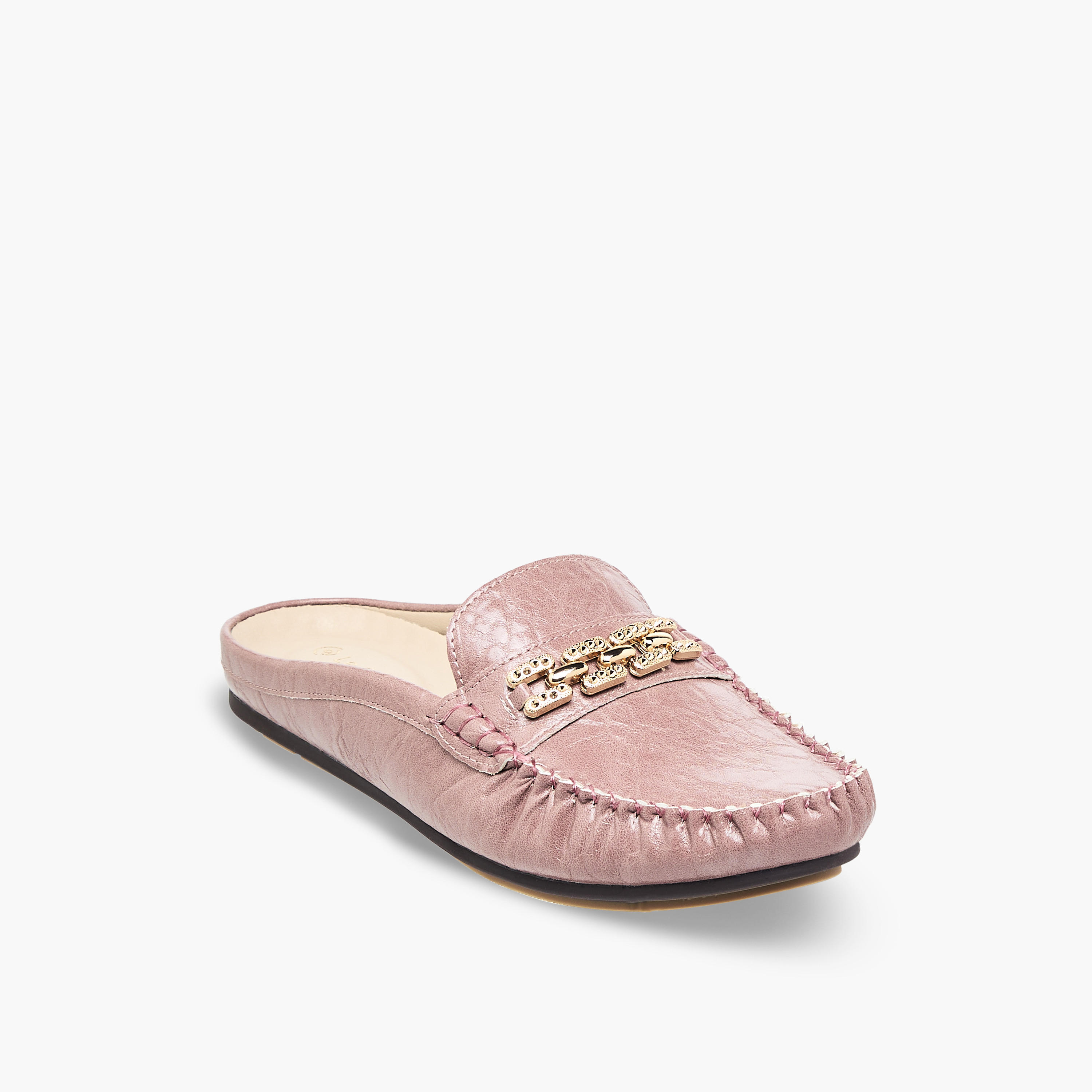 حذاء ميول سهل الارتداء للنساء من لو كونفورت-women-shoes-flats-mules-image-2