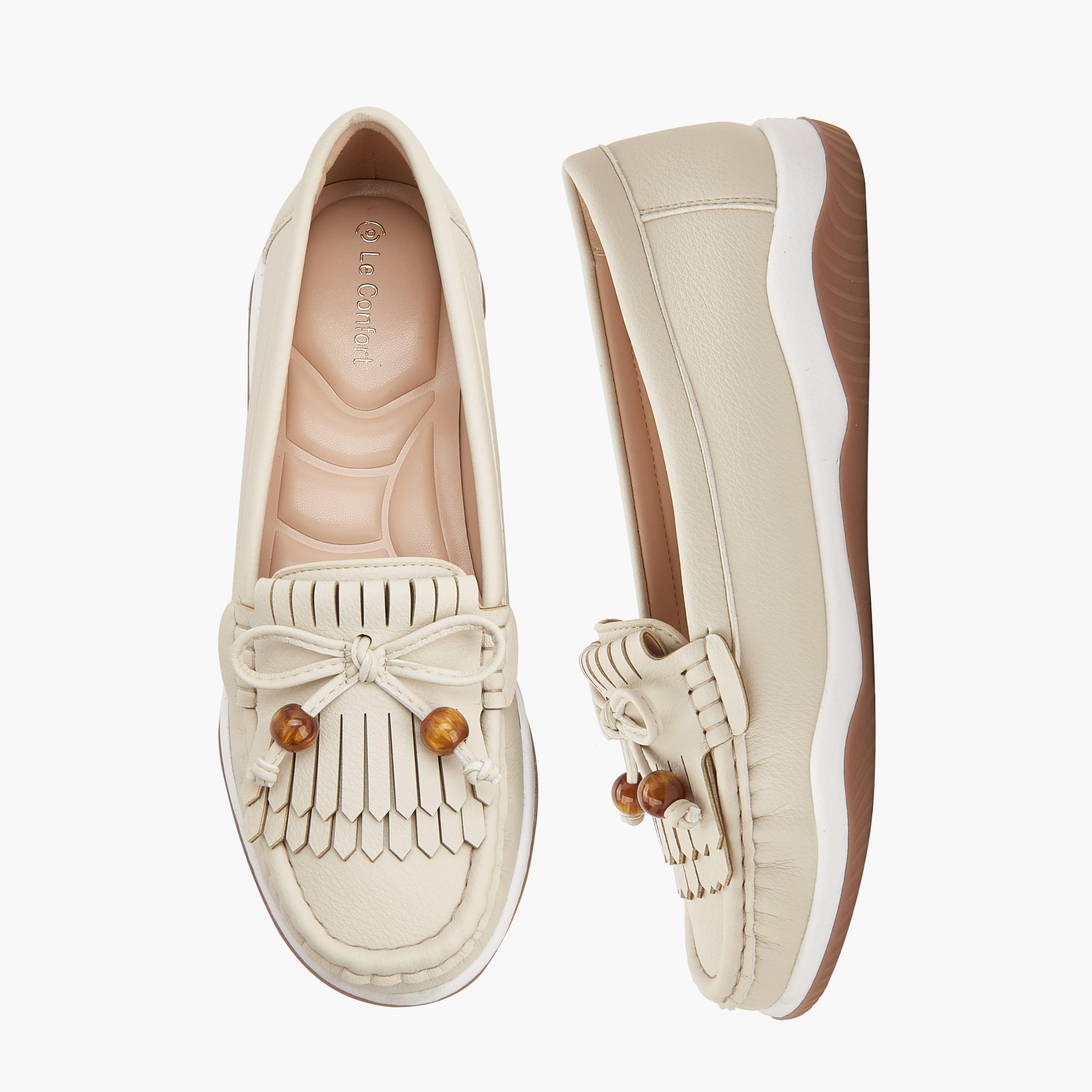 Le Confort Women Fringe Detail Loafers-women-shoes-loafersandmoccasins-image-1
