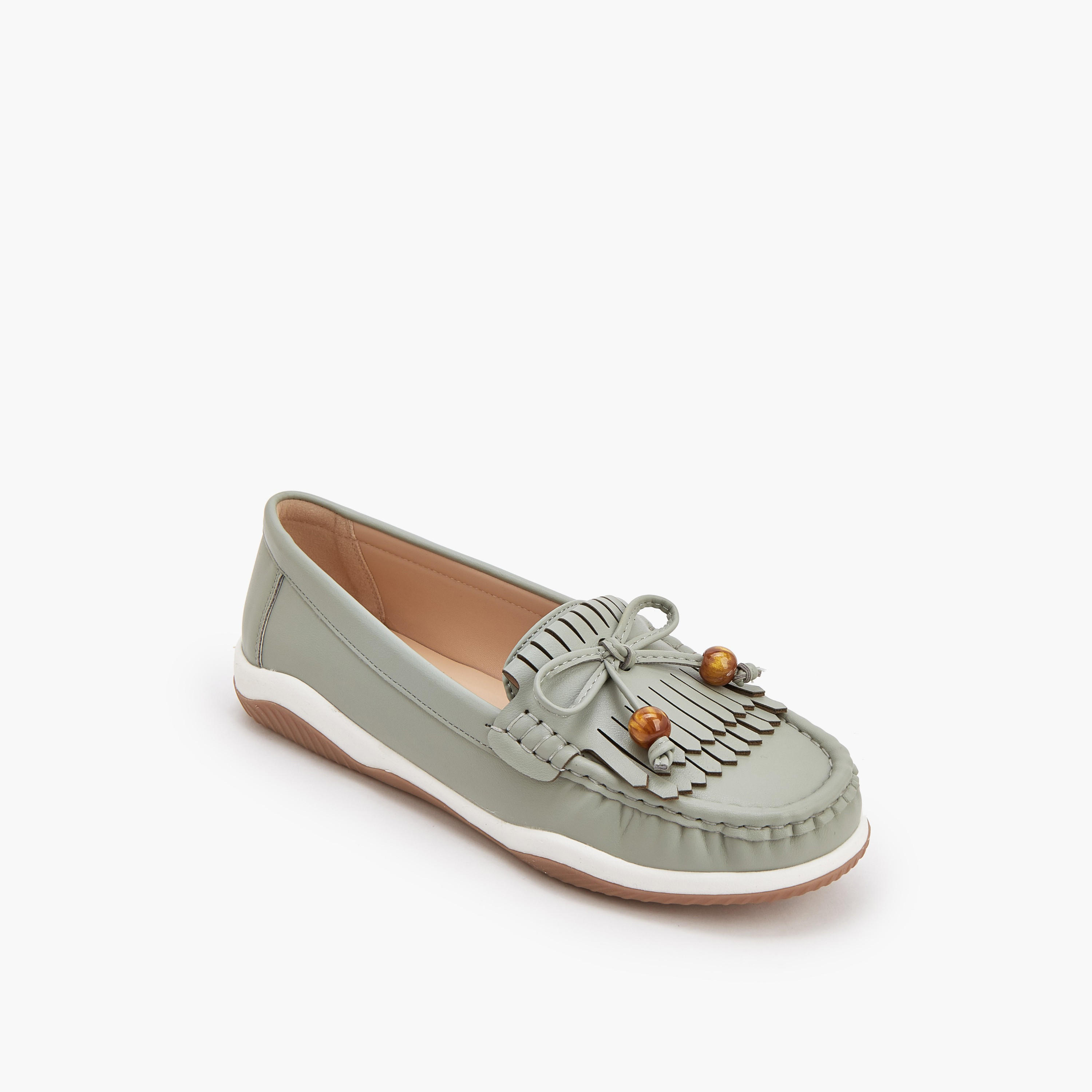 Le Confort Women Fringe Detail Loafers-women-shoes-loafersandmoccasins-image-2