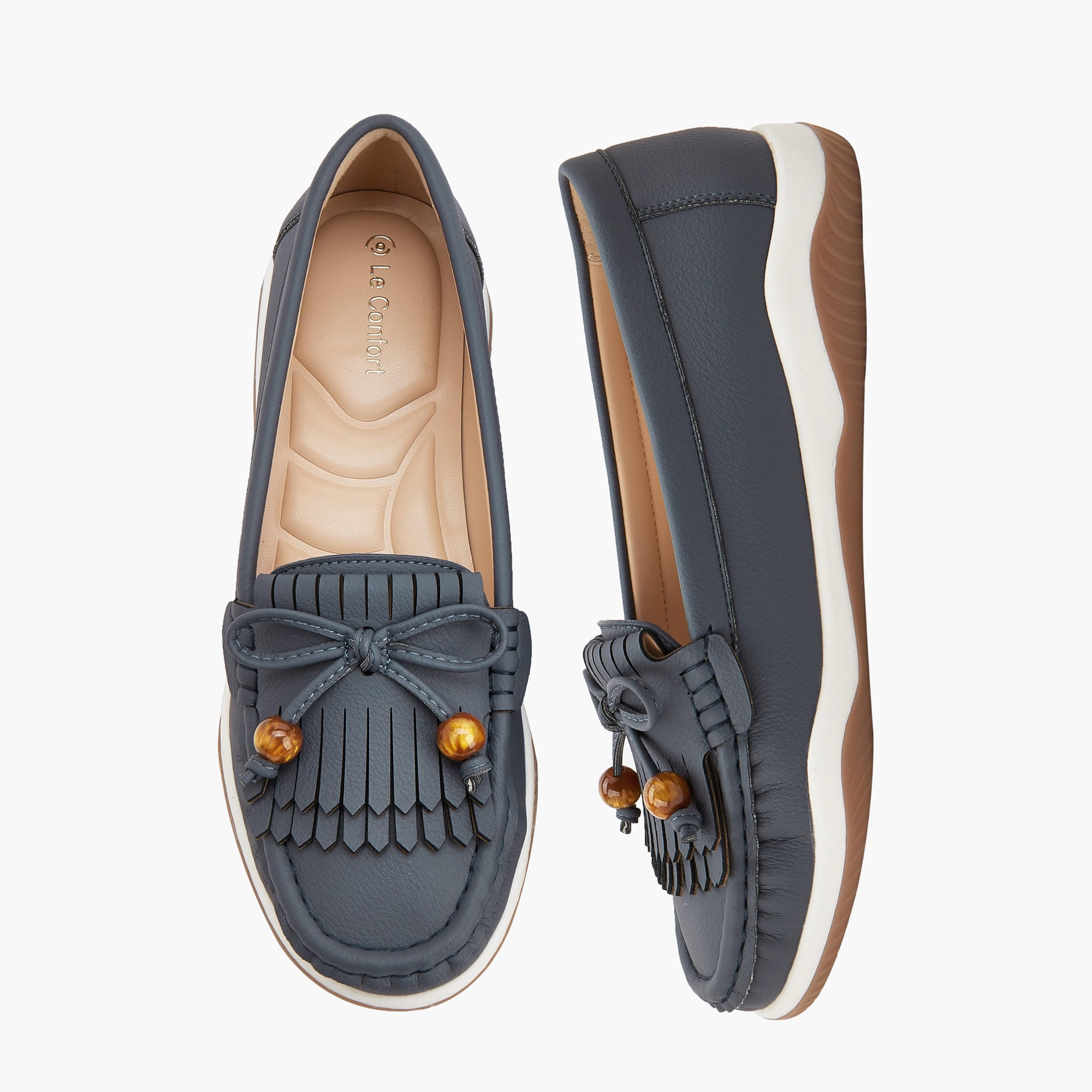 Le Confort Women Fringe Detail Loafers-women-shoes-loafersandmoccasins-image-1
