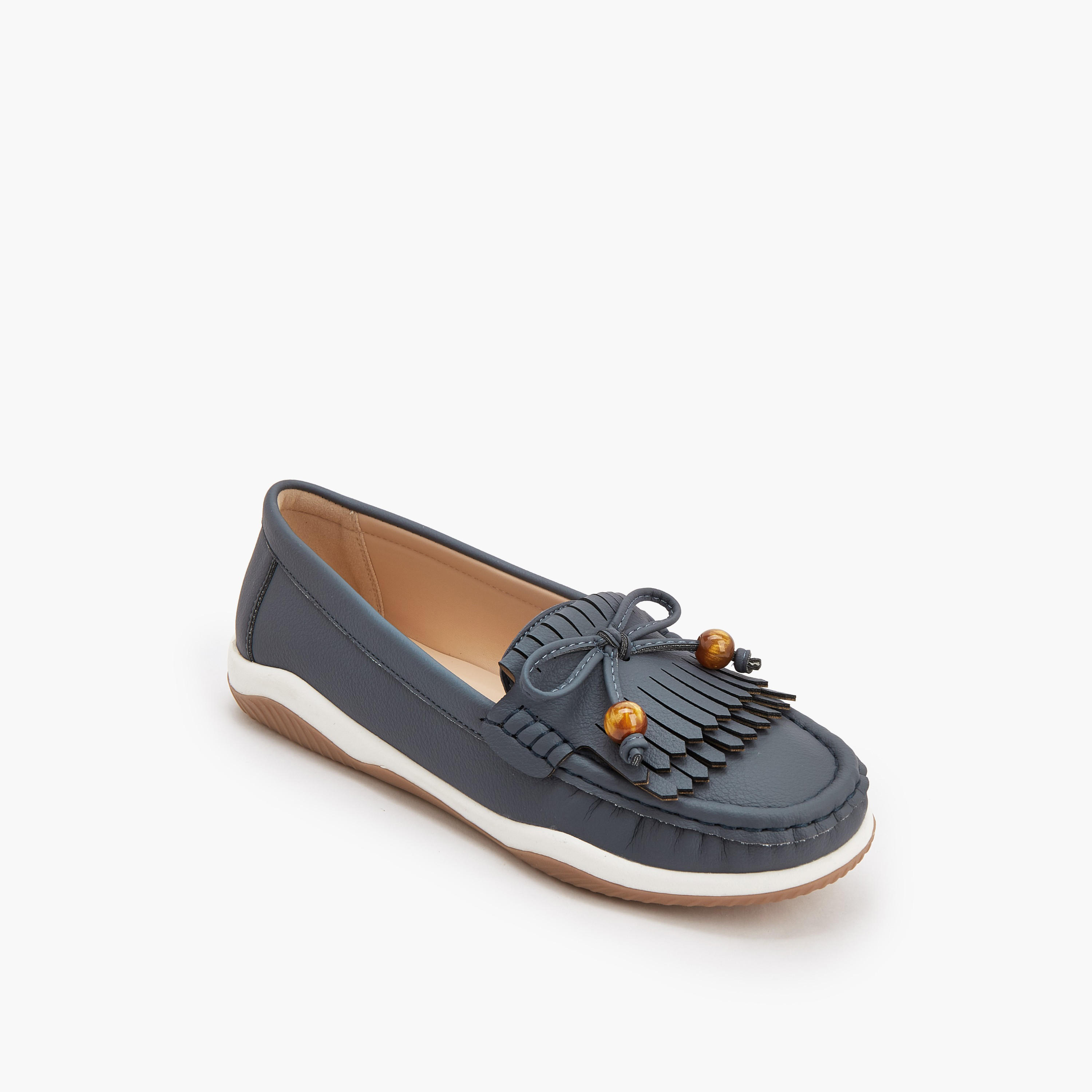 Le Confort Women Fringe Detail Loafers-women-shoes-loafersandmoccasins-image-2