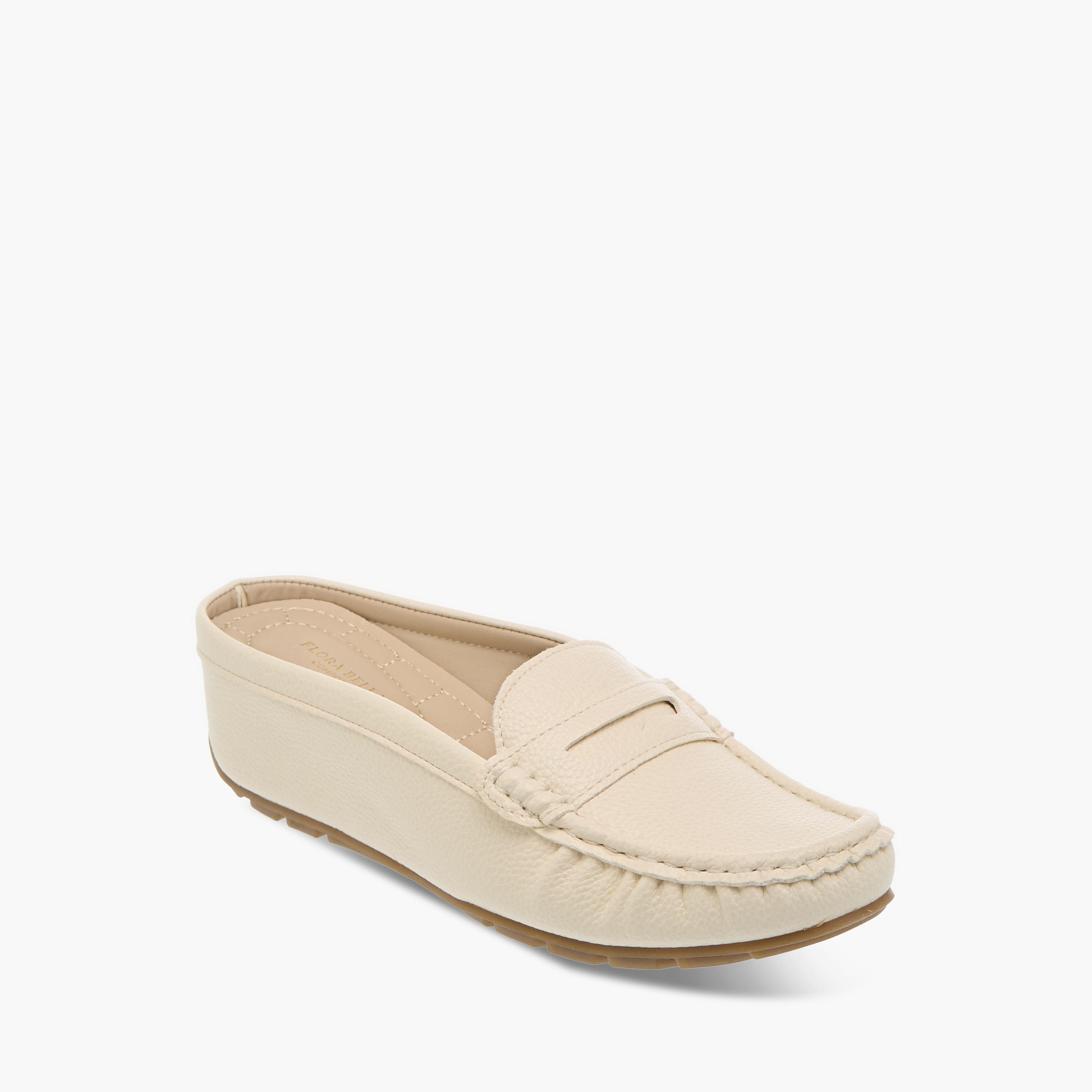 حذاء ميول مريح سهل الارتداء بتفاصيل مفرغة من فلورا بيلا-women-shoes-heels-image-2
