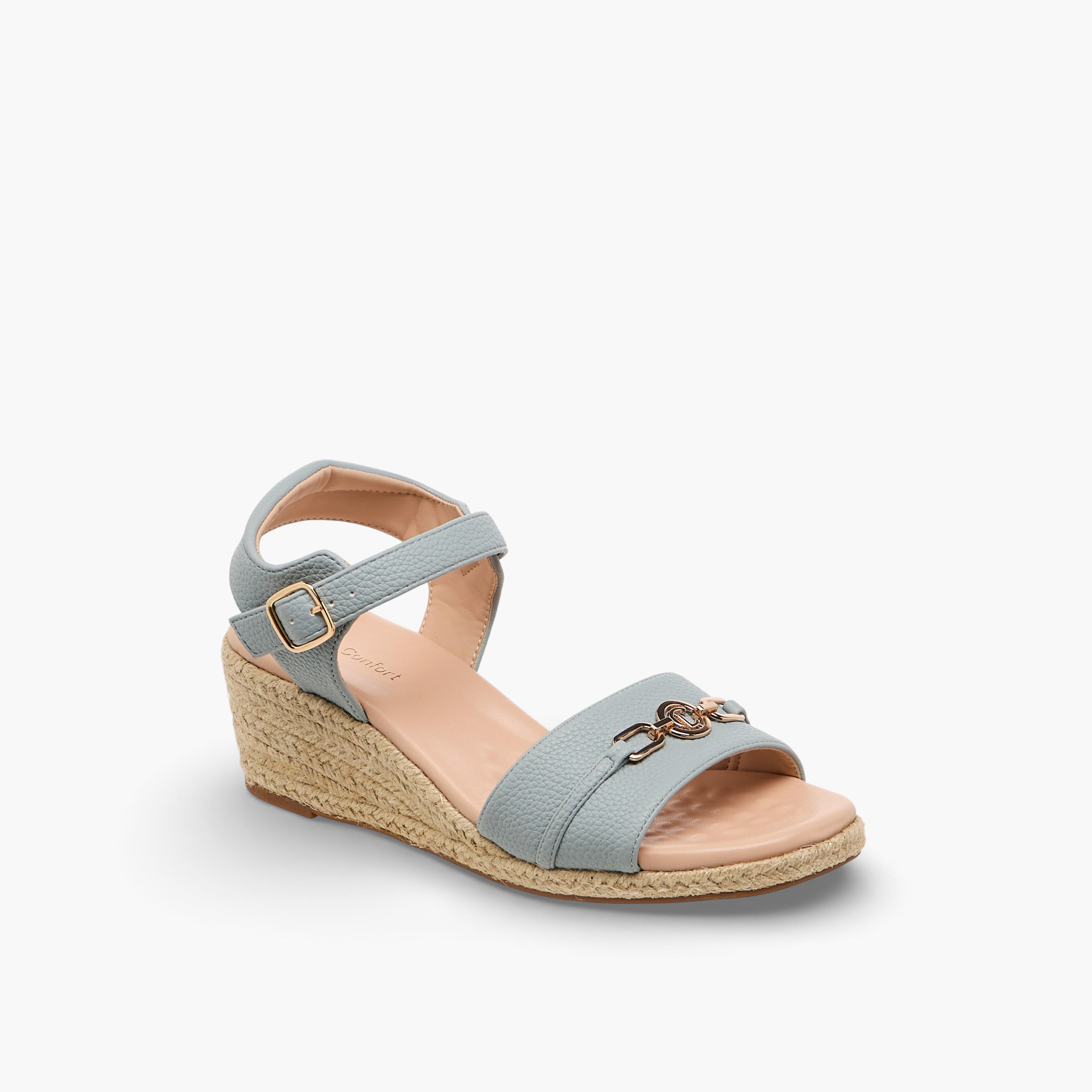 صندل بكعب ويدج للنساء من لو كونفورت-women-shoes-sandals-heeled-image-2