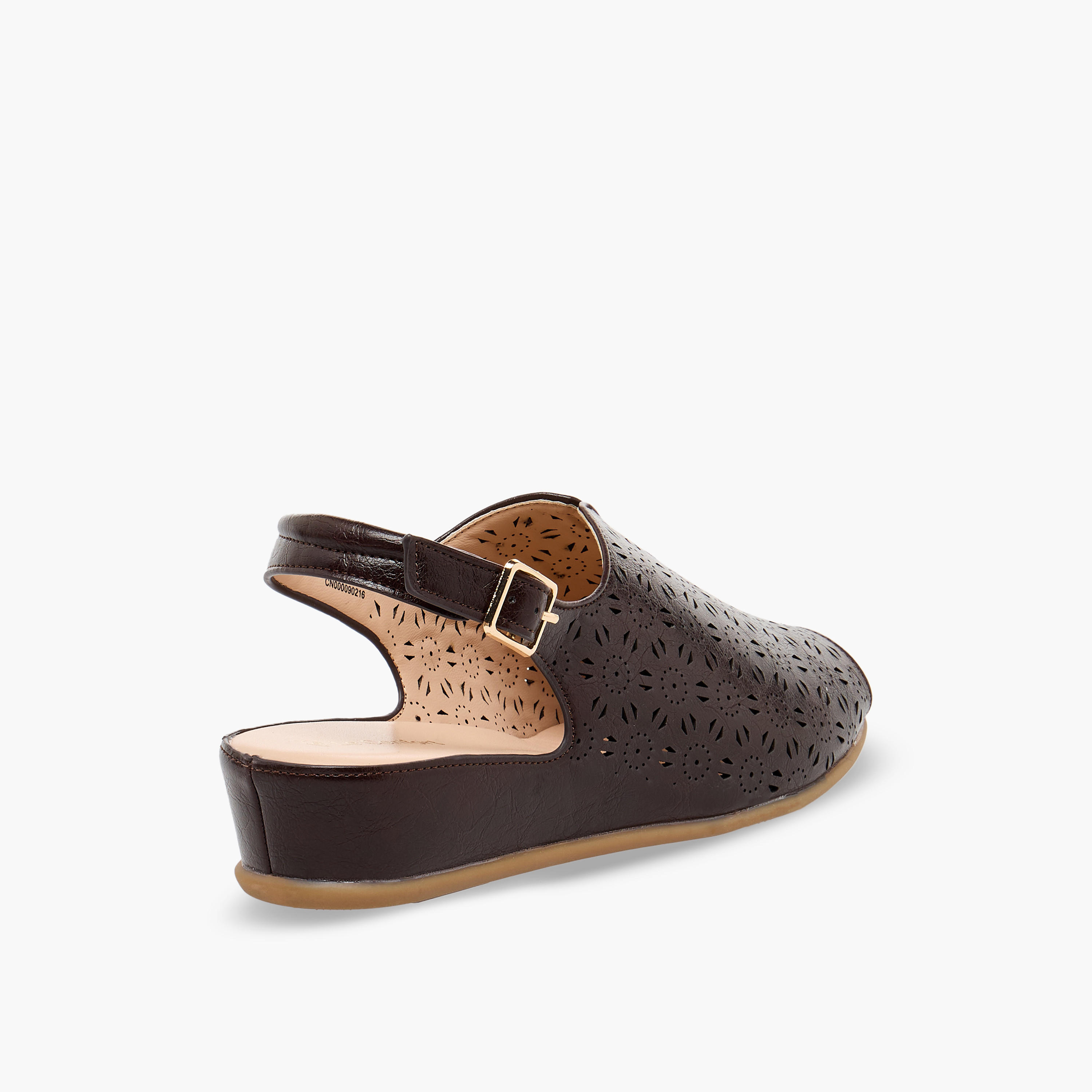 Le Confort Laser Cut Peep Toe Comfort Sandals-women-shoes-sandals-heeled-image-6