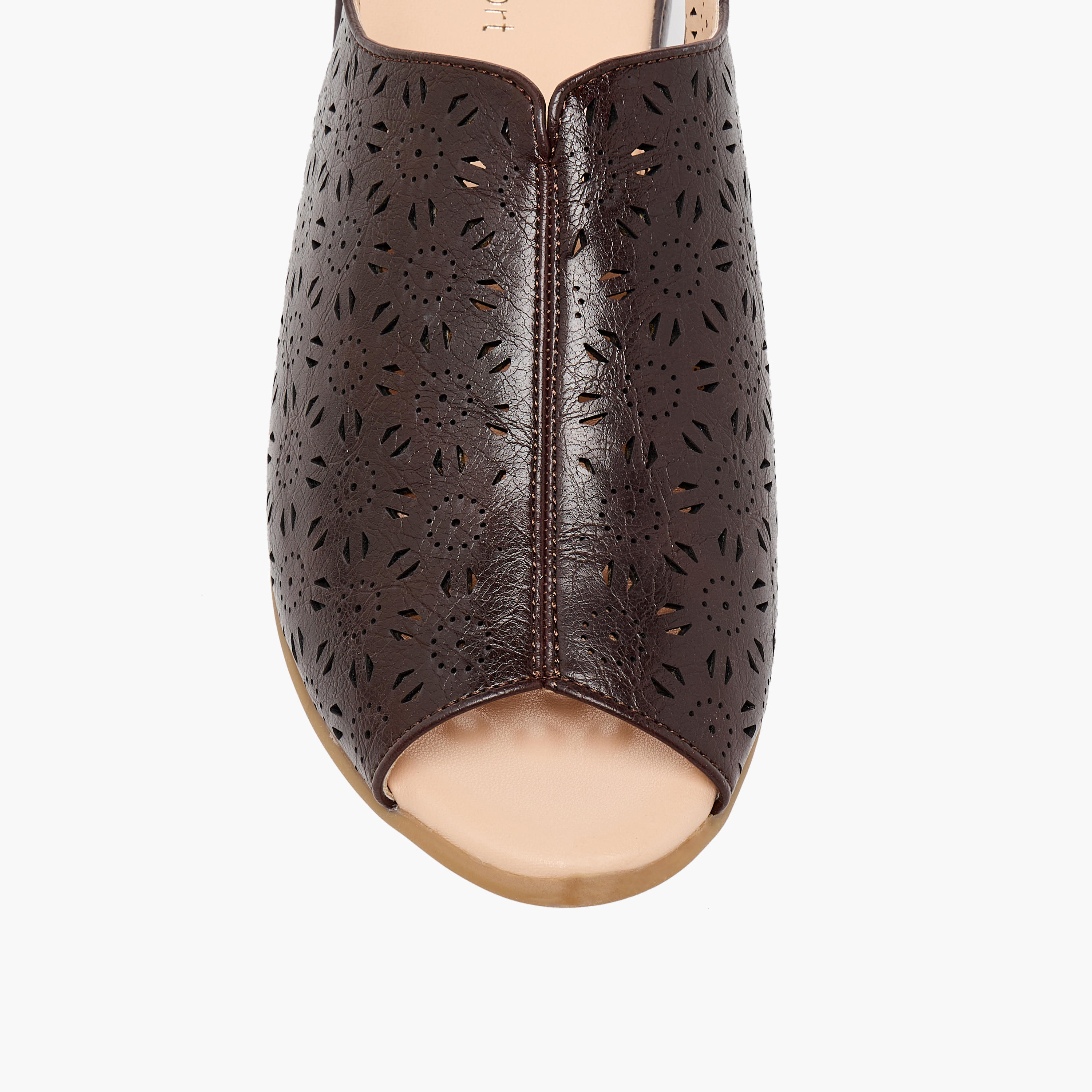 Le Confort Laser Cut Peep Toe Comfort Sandals-women-shoes-sandals-heeled-image-7