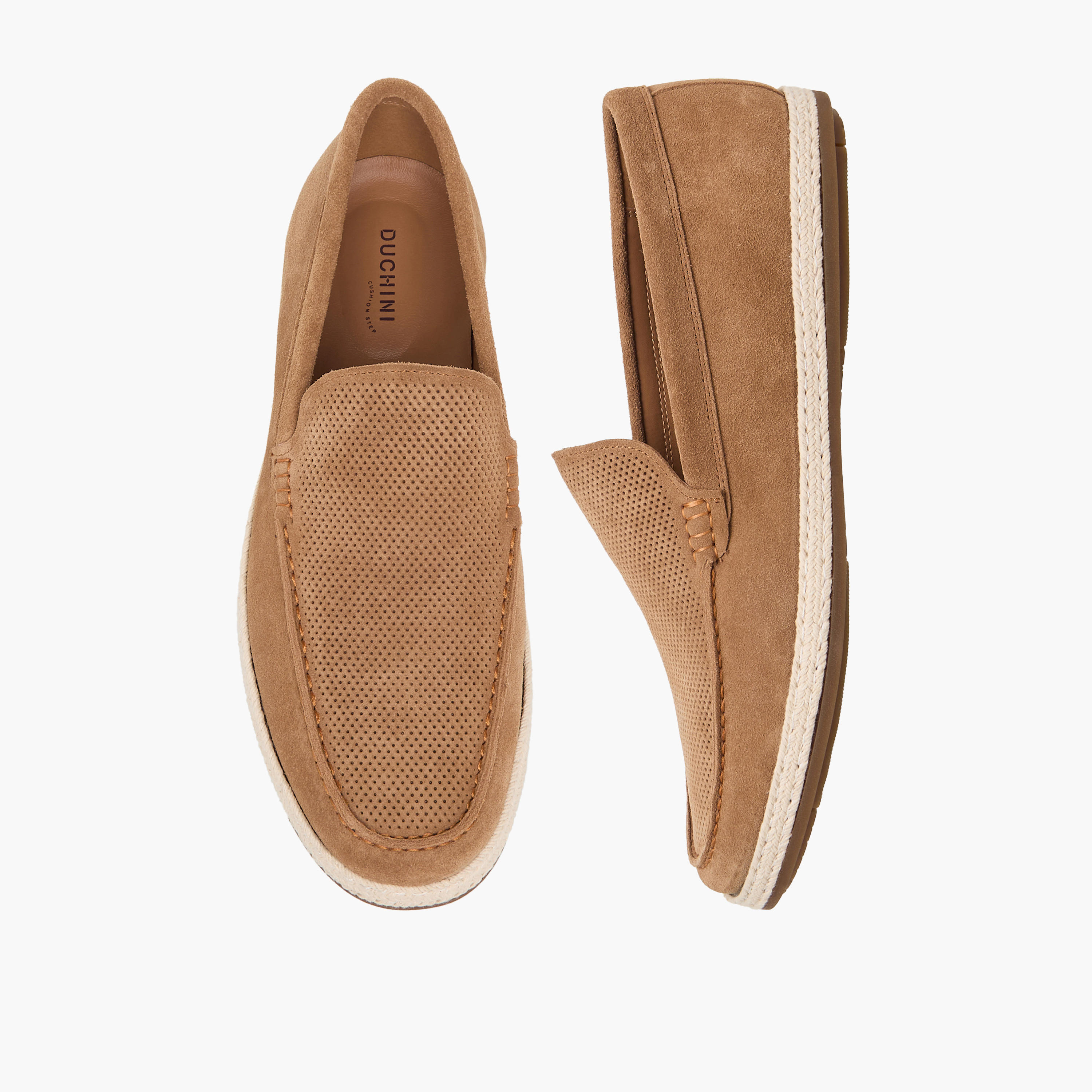 Duchini Men Genuine Leather Espadrille Loafers-men-shoes-loafersandmoccasins-image-1