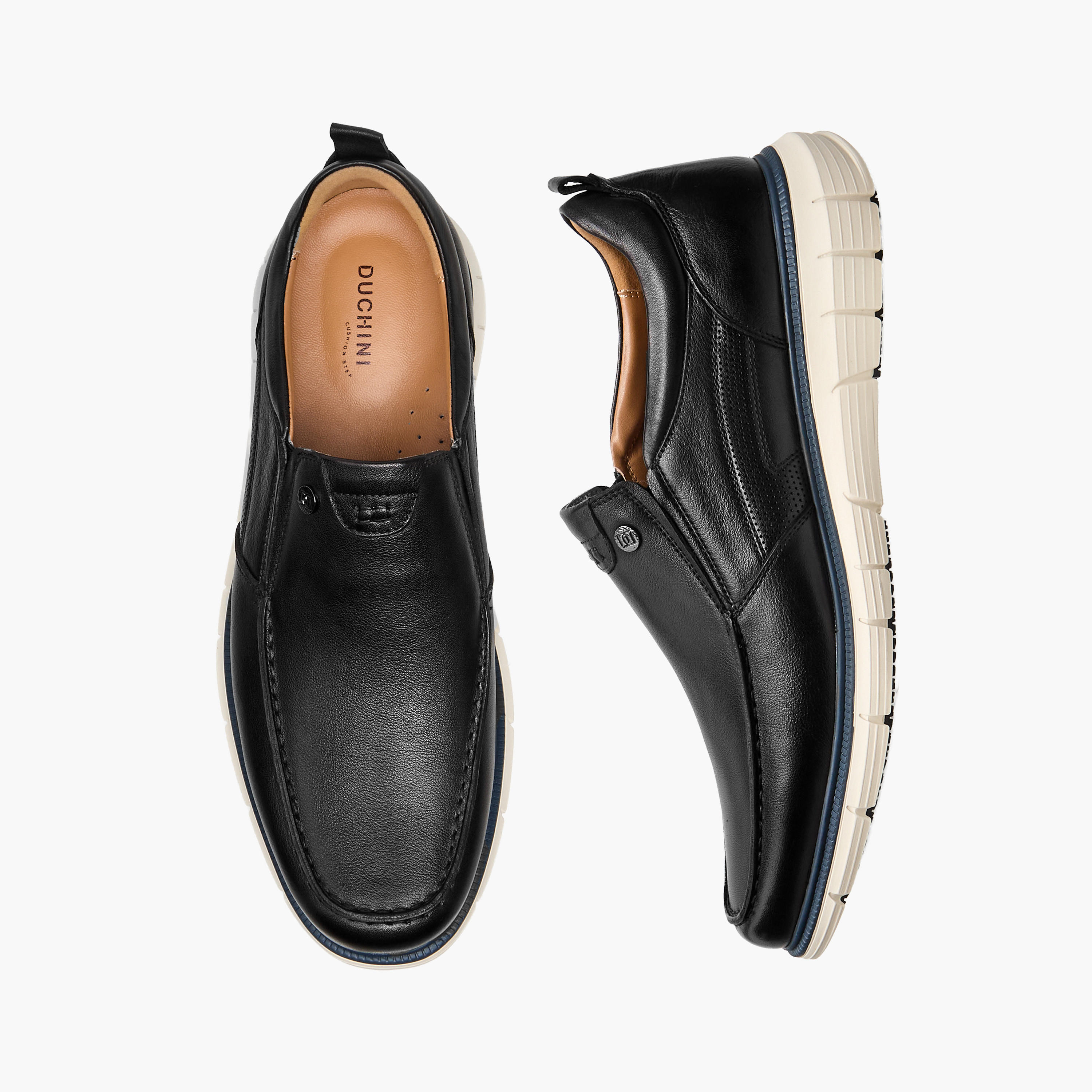 Duchini Men Genuine Leather Slip-On Loafers-men-shoes-loafersandmoccasins-image-1