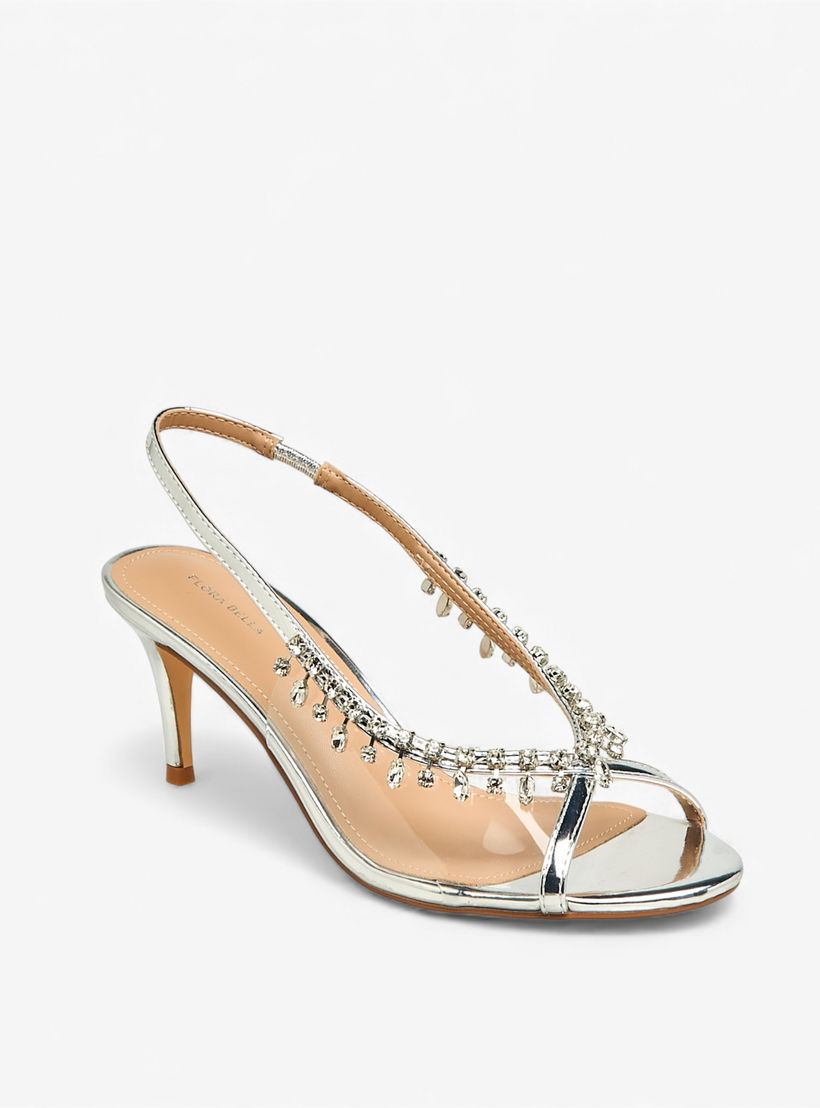 حذاء بحزام خلفي وكعب ستيليتو مزين للنساء من فلورا بيلا-women-shoes-heels-image-2