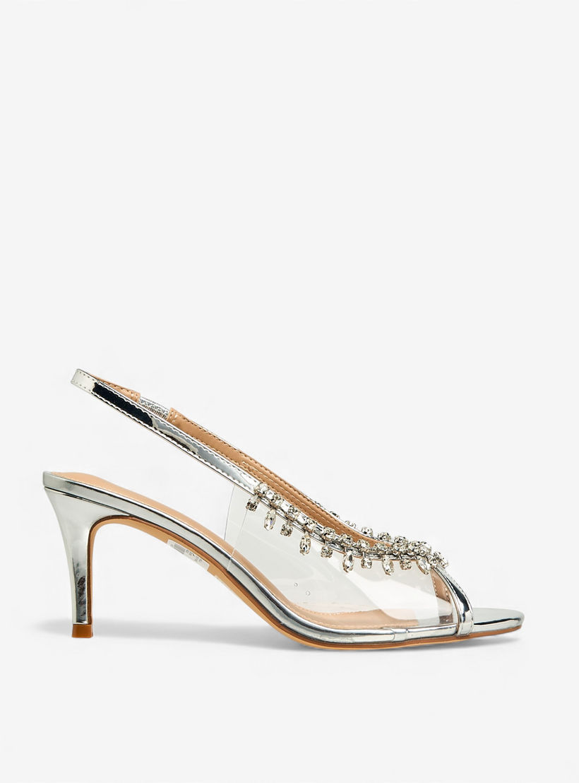 حذاء بحزام خلفي وكعب ستيليتو مزين للنساء من فلورا بيلا-women-shoes-heels-image-3