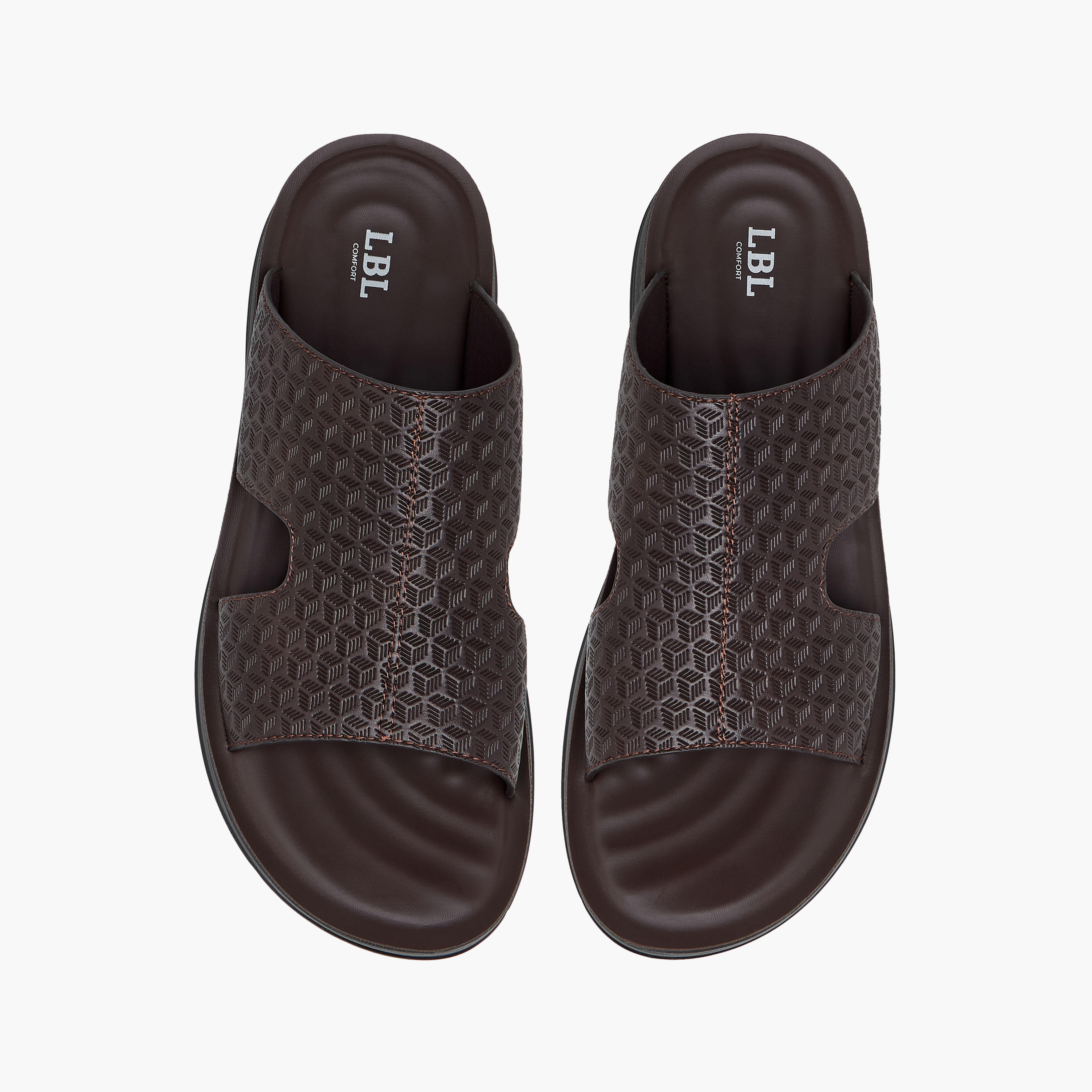 صندل عربي بارز الملمس للرجال من إل بي إل من شو إكسبريس-men-shoes-sandals-image-1