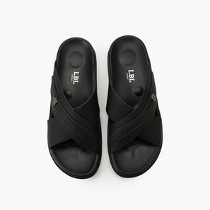 صندل بأحزمة متقاطعة سهل الارتداء للرجال من إل بي إل من شوإكسبريس-men-shoes-image-1