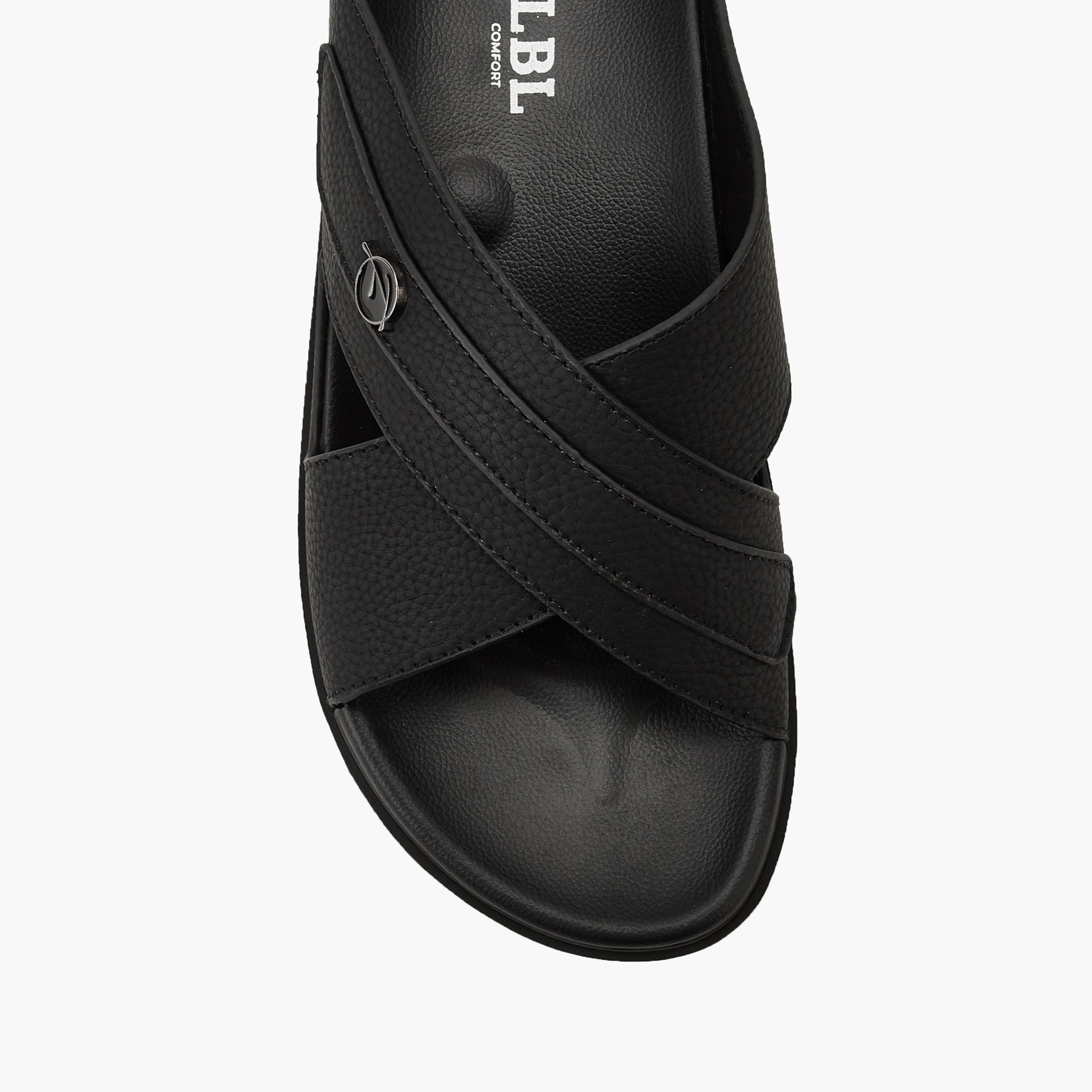 صندل بأحزمة متقاطعة سهل الارتداء للرجال من إل بي إل من شوإكسبريس-men-shoes-sandals-image-4