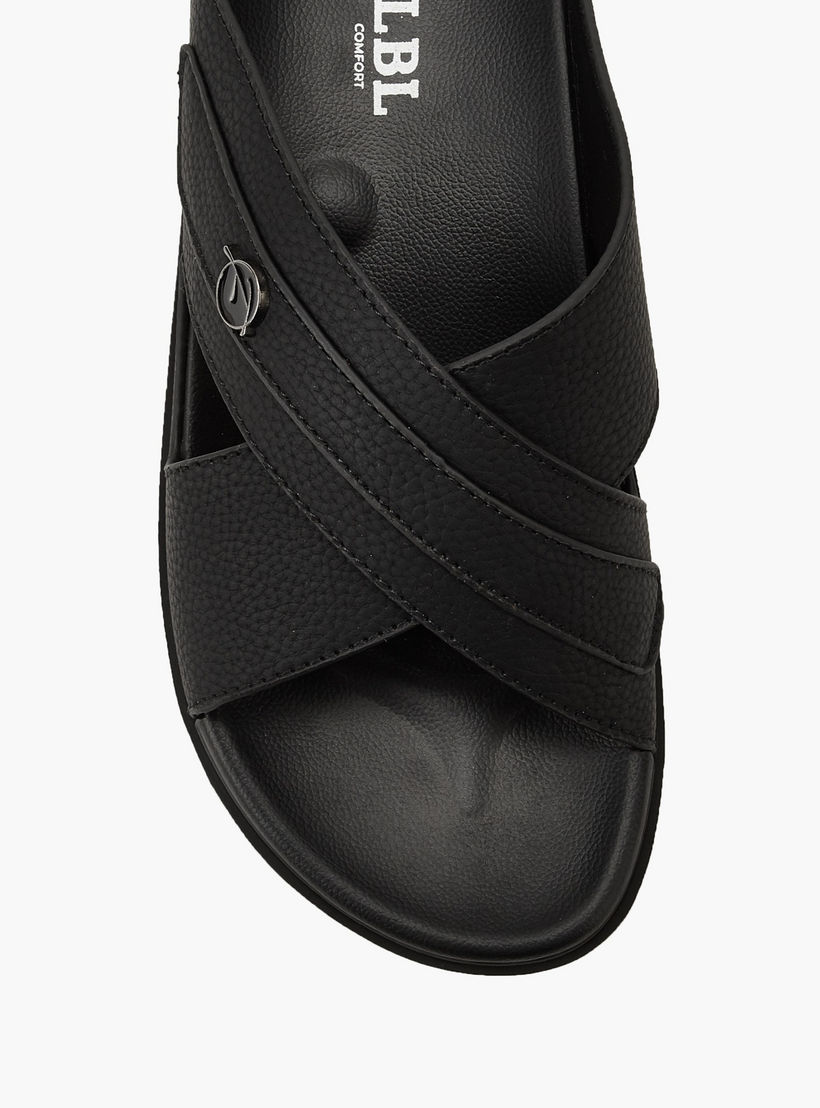 صندل بأحزمة متقاطعة سهل الارتداء للرجال من إل بي إل من شوإكسبريس-men-shoes-sandals-image-4