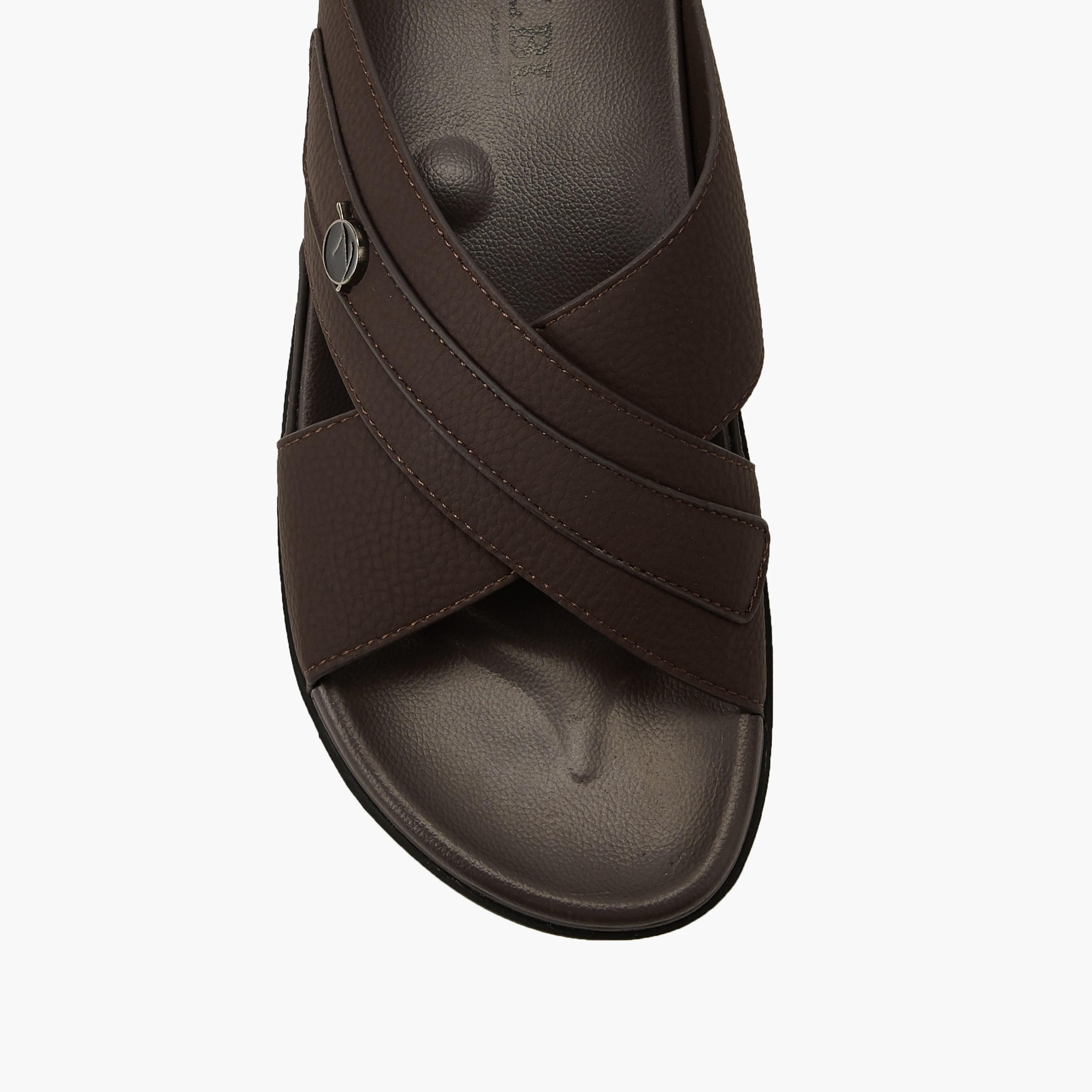 صندل بأحزمة متقاطعة سهل الارتداء للرجال من إل بي إل من شوإكسبريس-men-shoes-sandals-image-4
