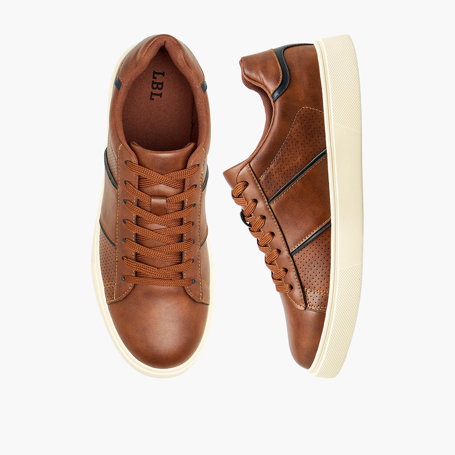 حذاء سنيكرز برباط إغلاق للرجال من إل بي إل من شو إكسبريس-men-shoes-sneakers-image-1