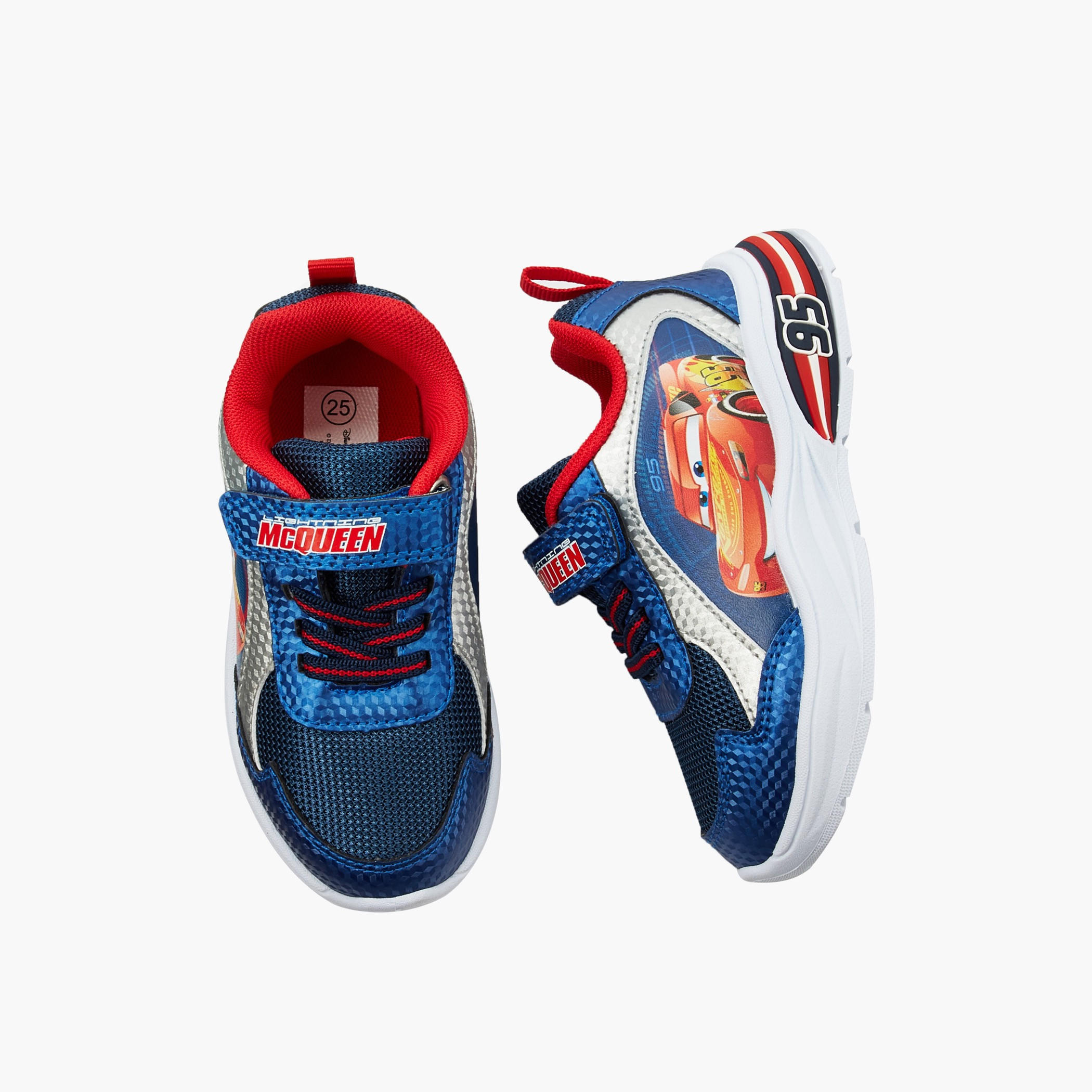 حذاء سنيكرز طول الكاحل مضيء بطبعات للأولاد من ديزني-boys-shoes-sneakers-image-1