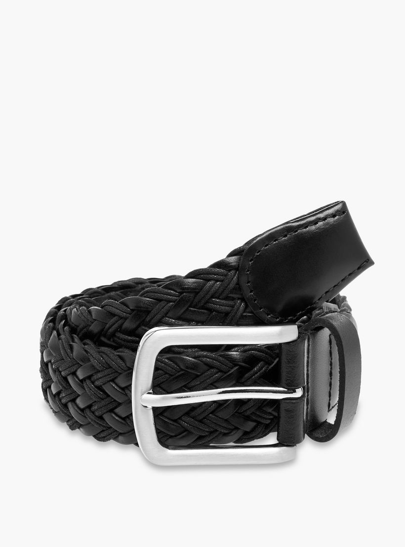 Lee Cooper Braided Belt with Pin Buckle Closure-men-beltsandwallets-belts-image-2