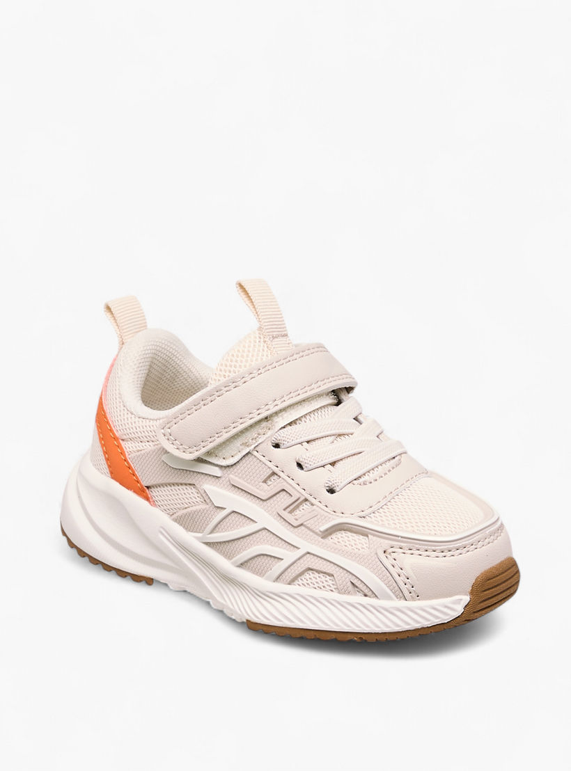 Juniors Panelled Sneakers with Hook and Loop Closure-boys-shoes-sneakers-image-2