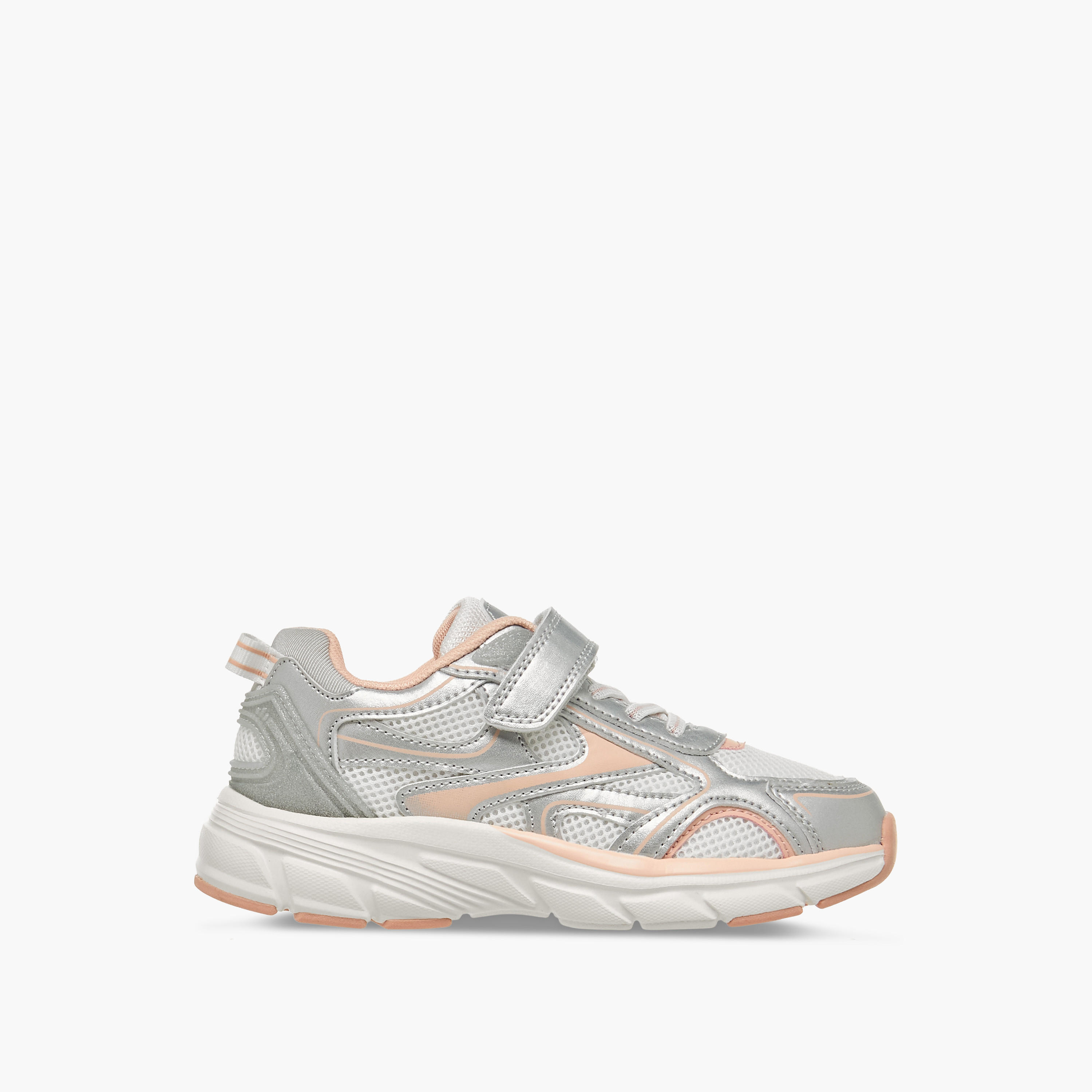 حذاء سنيكرز بشريط إغلاق لاصق للبنات من ليتل ميسي-girls-shoes-sneakers-image-3