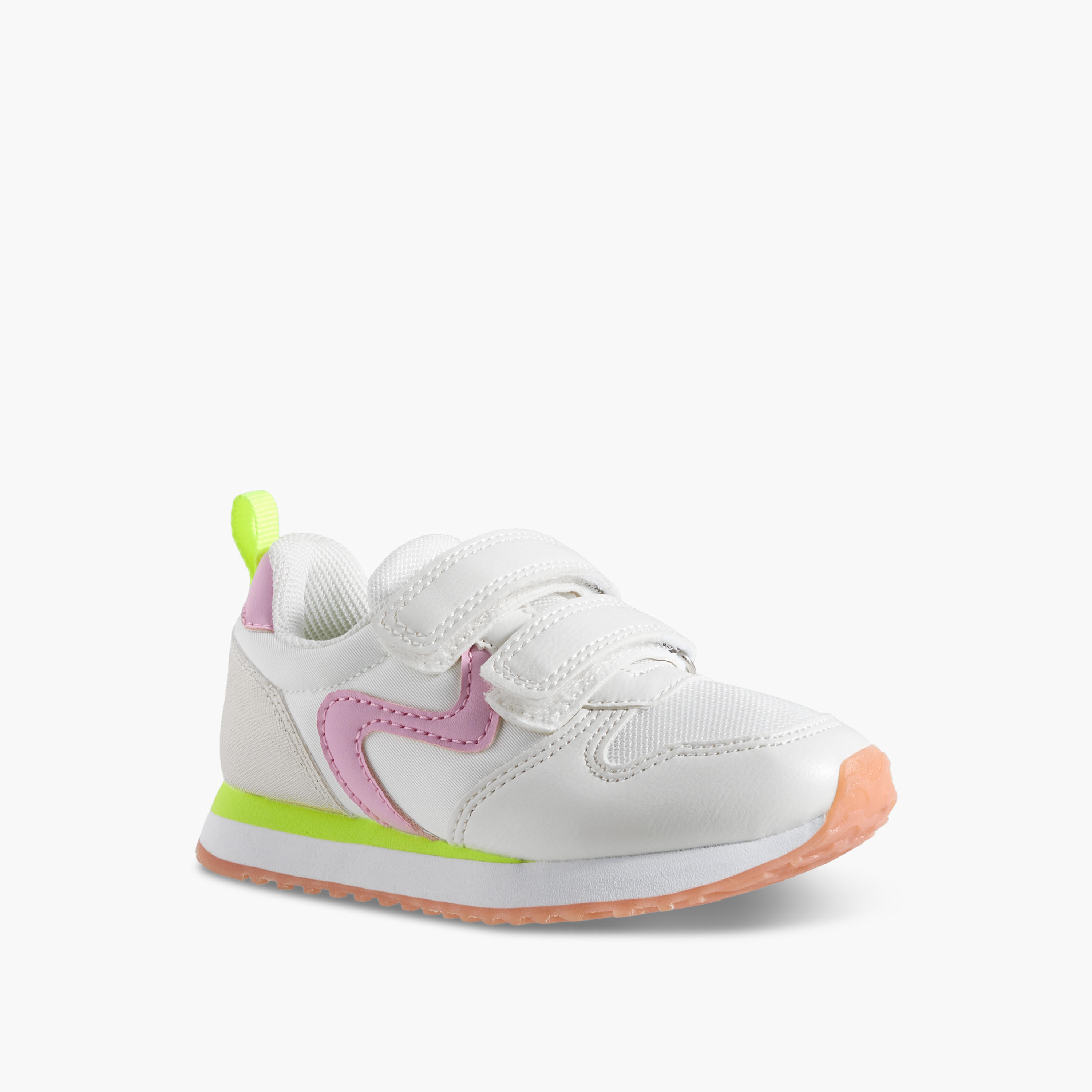 حذاء سنيكرز بشريط إغلاق لاصق للبنات من جونيورز-girls-shoes-sneakers-image-2