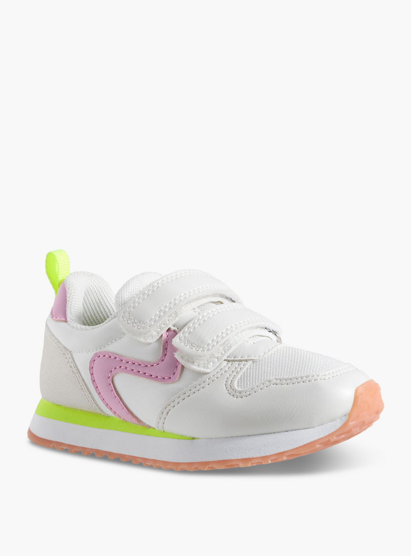 حذاء سنيكرز بشريط إغلاق لاصق للبنات من جونيورز-girls-shoes-sneakers-image-2