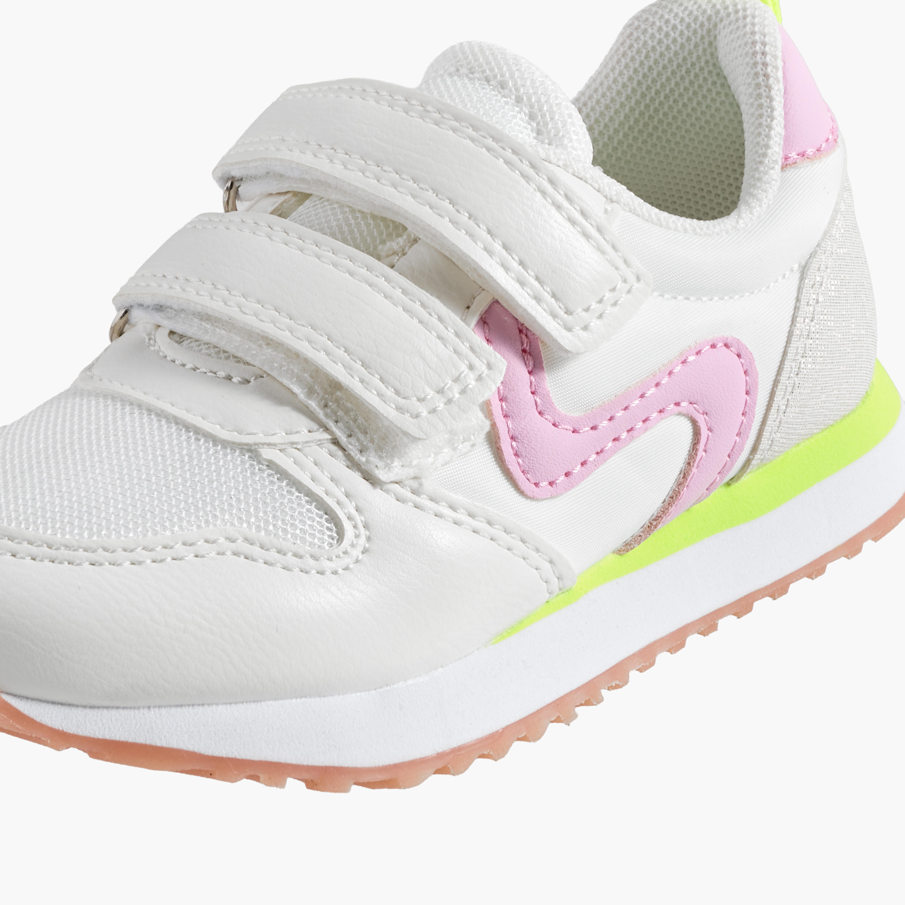 حذاء سنيكرز بشريط إغلاق لاصق للبنات من جونيورز-girls-shoes-sneakers-image-4