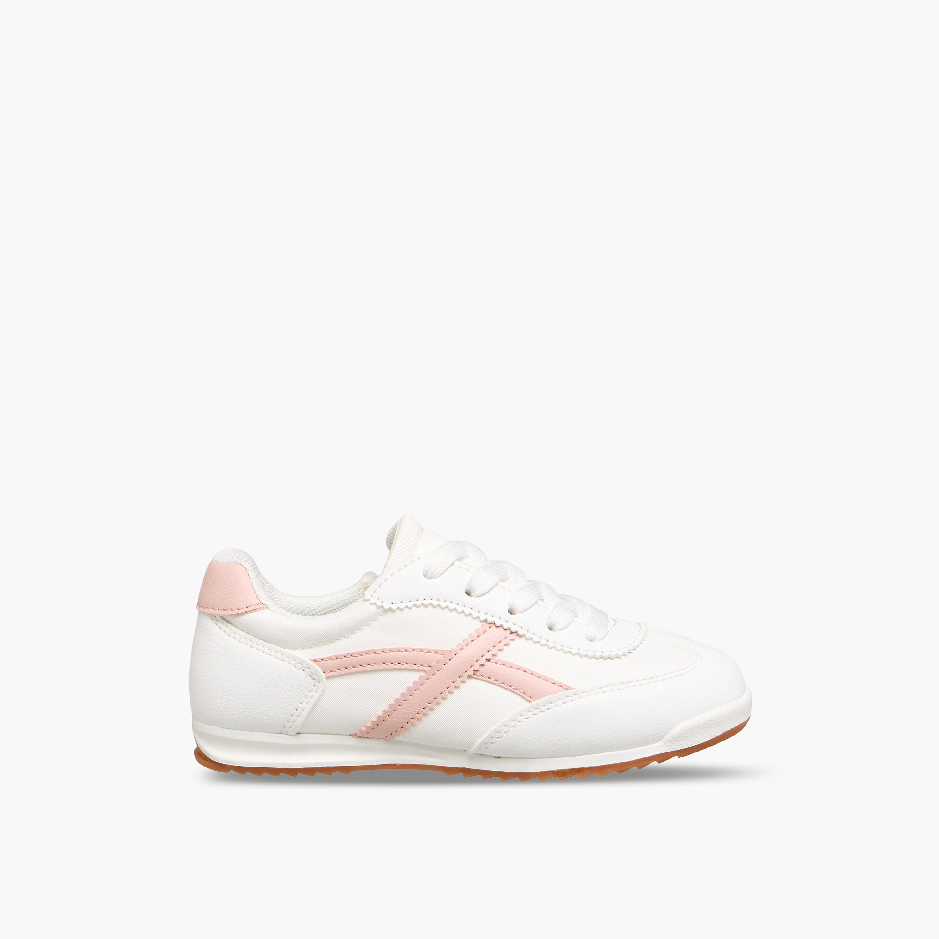 حذاء سنيكرز برباط إغلاق وقوالب ملونة للبنات من ليتل ميسي-girls-shoes-sneakers-image-3