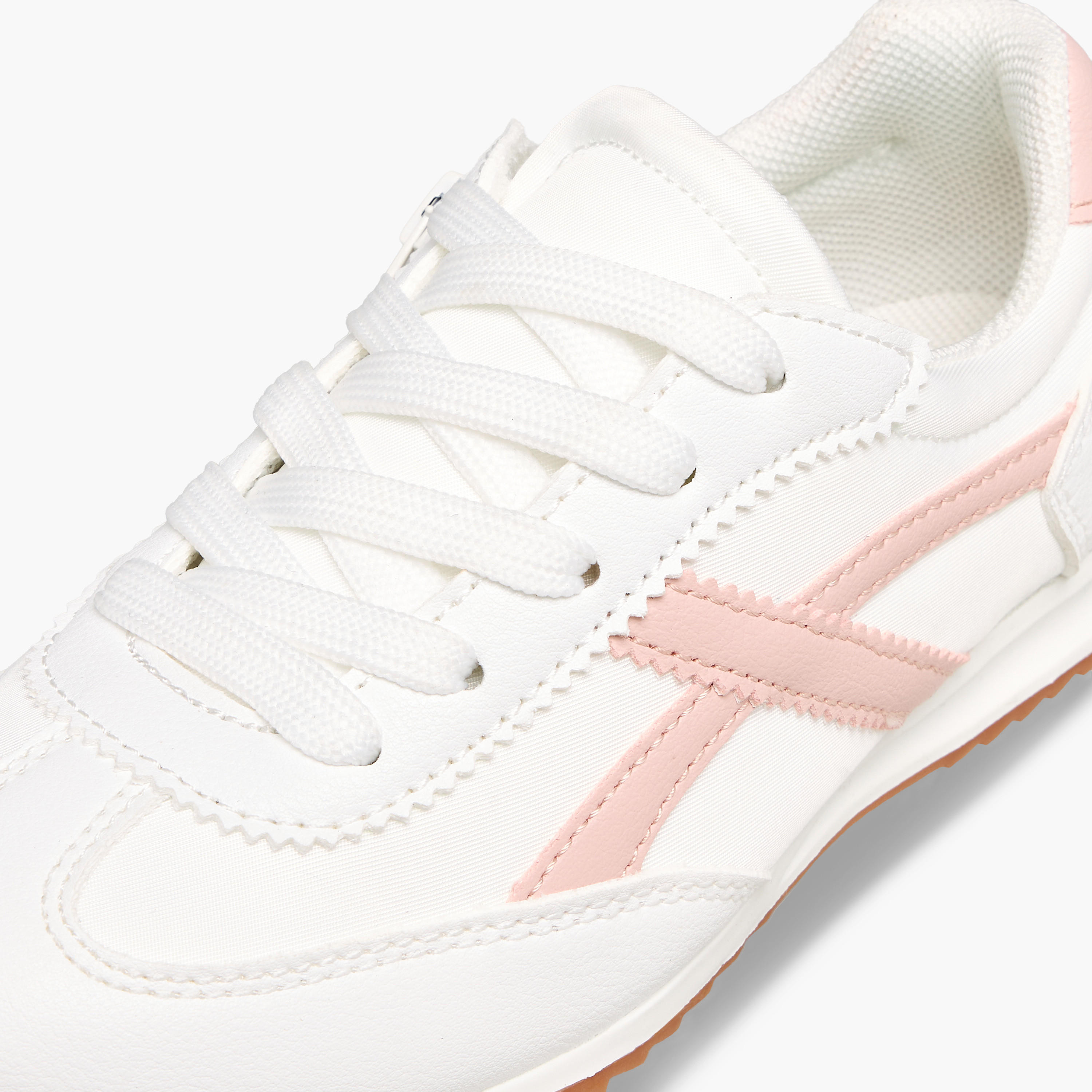 حذاء سنيكرز برباط إغلاق وقوالب ملونة للبنات من ليتل ميسي-girls-shoes-sneakers-image-4