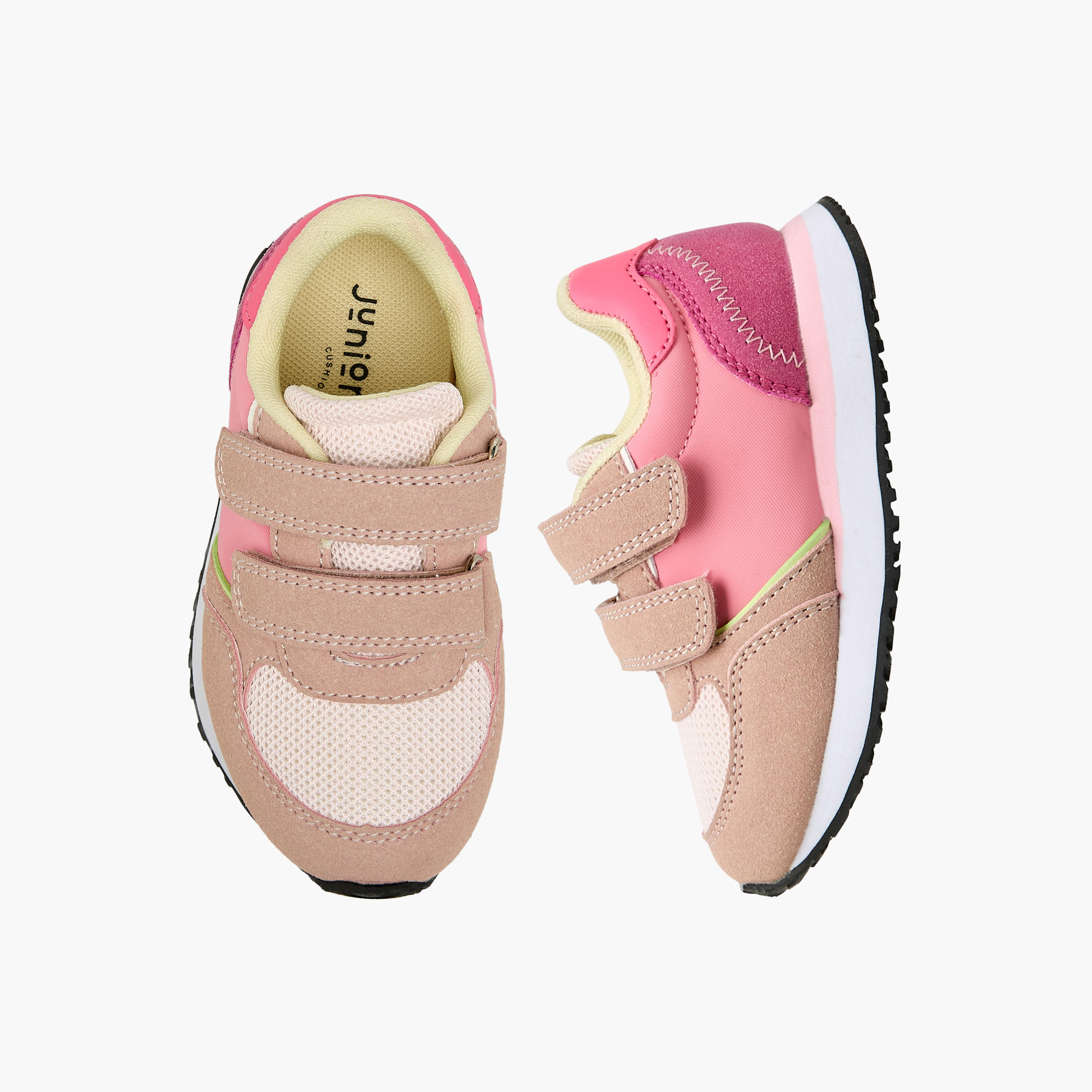 Juniors Girls Hook & Loop Ankle Sneakers-girls-shoes-sneakers-image-1