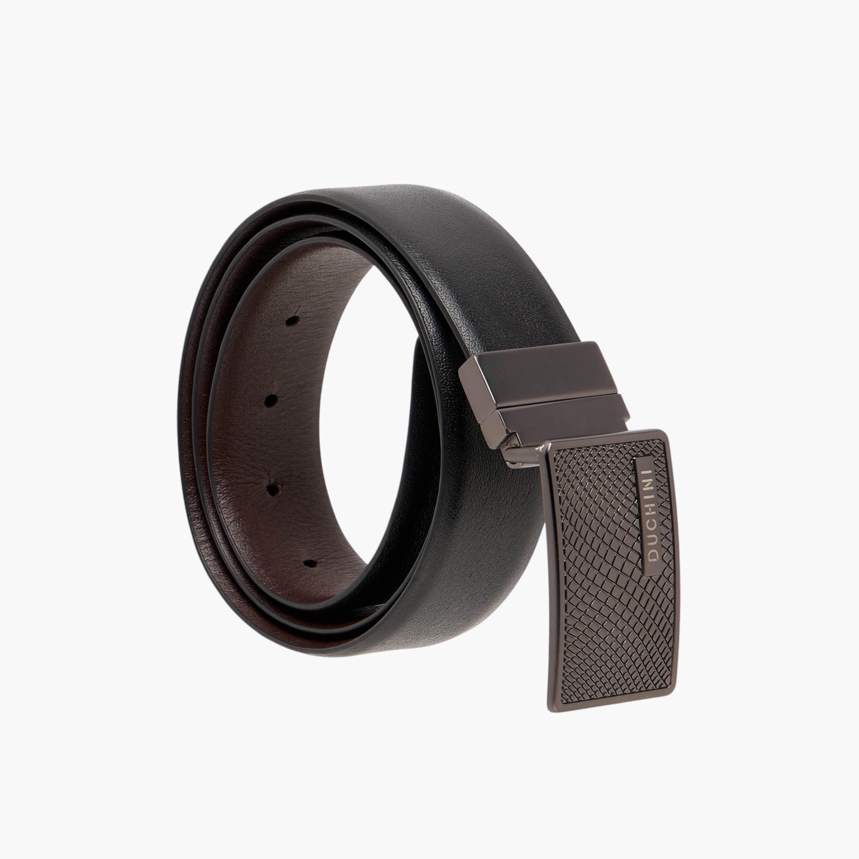 Duchini Solid Belt with Auto Lock Buckle Closure-men-beltsandwallets-belts-image-1