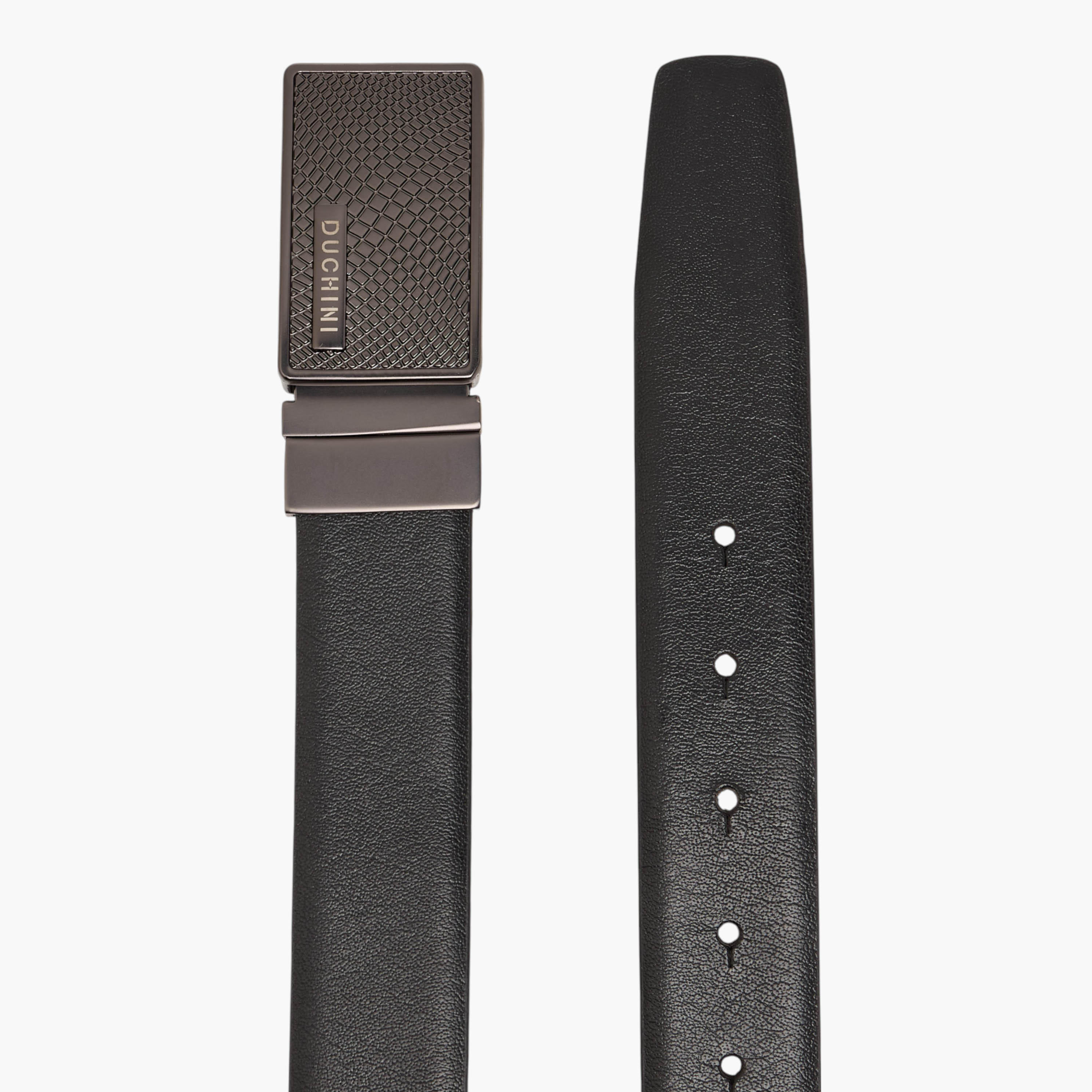 Duchini Solid Belt with Auto Lock Buckle Closure-men-beltsandwallets-belts-image-3