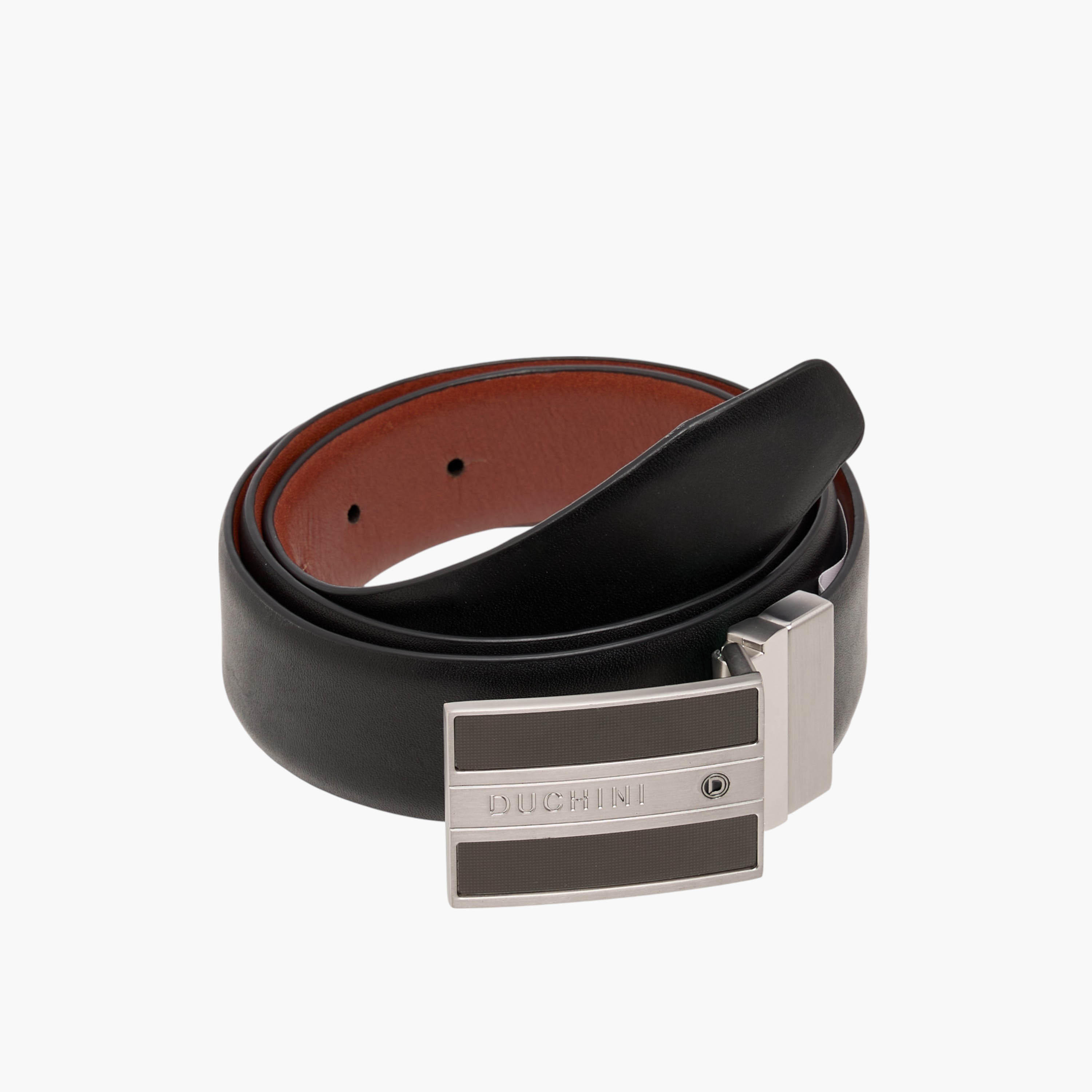 Duchini Solid Belt with Auto Lock Buckle Closure-men-beltsandwallets-belts-image-2