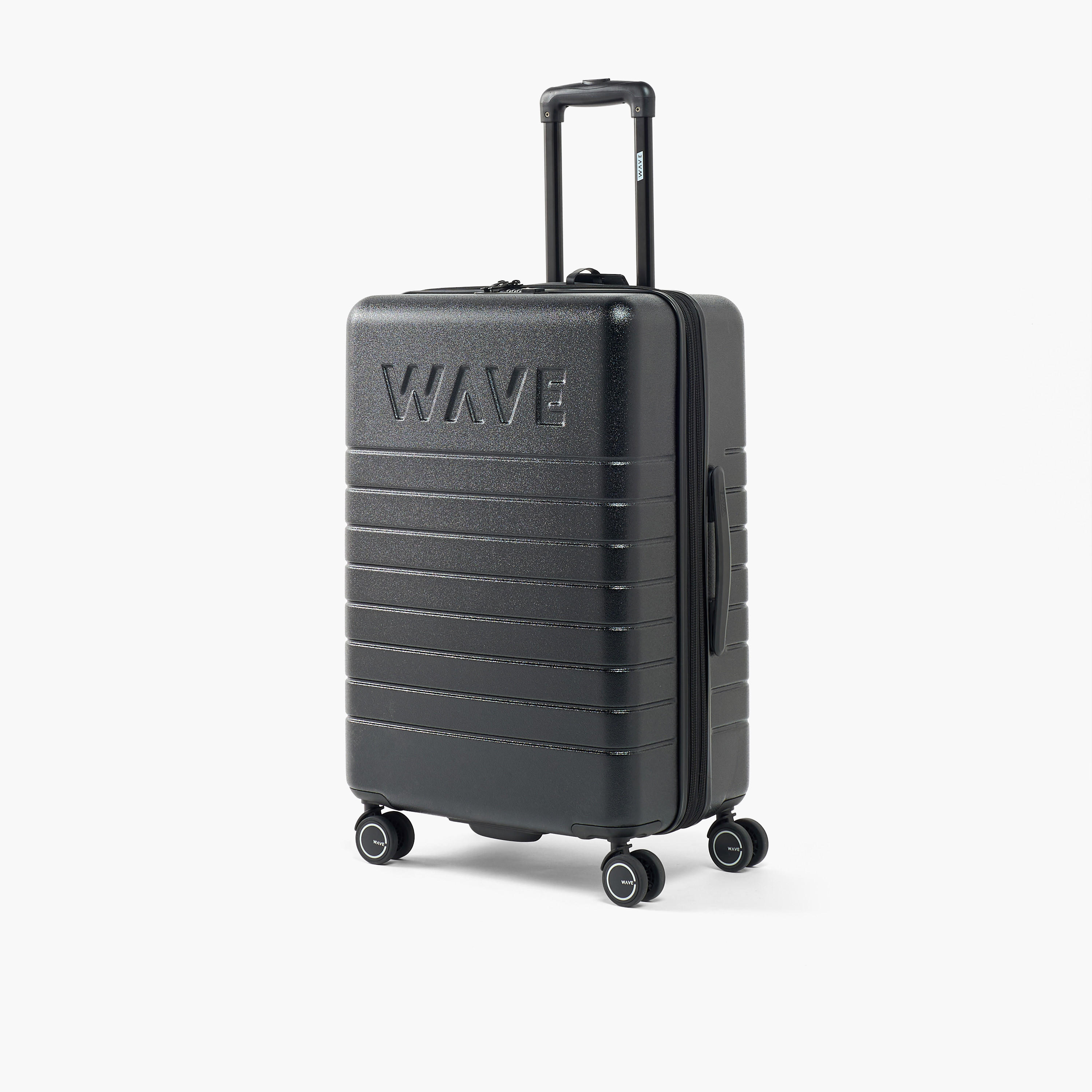 WAVE Textured Hardcase Luggage Trolley with Retractable Handle - 28 inches Check-In Bag-travel-luggagesandbags-luggage-image-1