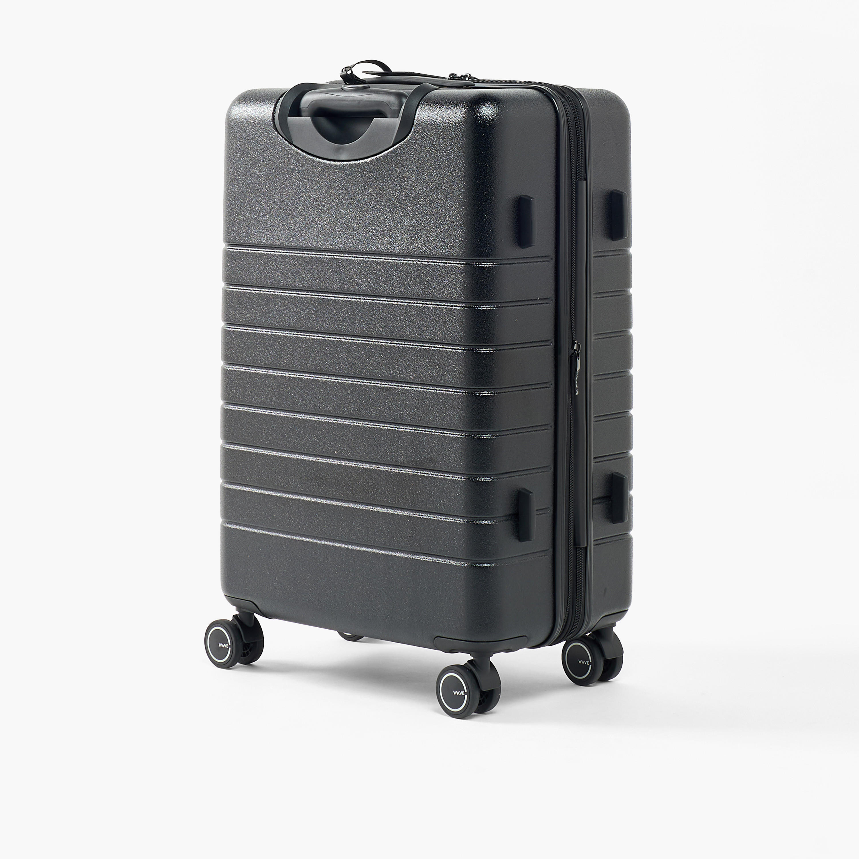 WAVE Textured Hardcase Luggage Trolley with Retractable Handle - 28 inches Check-In Bag-travel-luggagesandbags-luggage-image-2