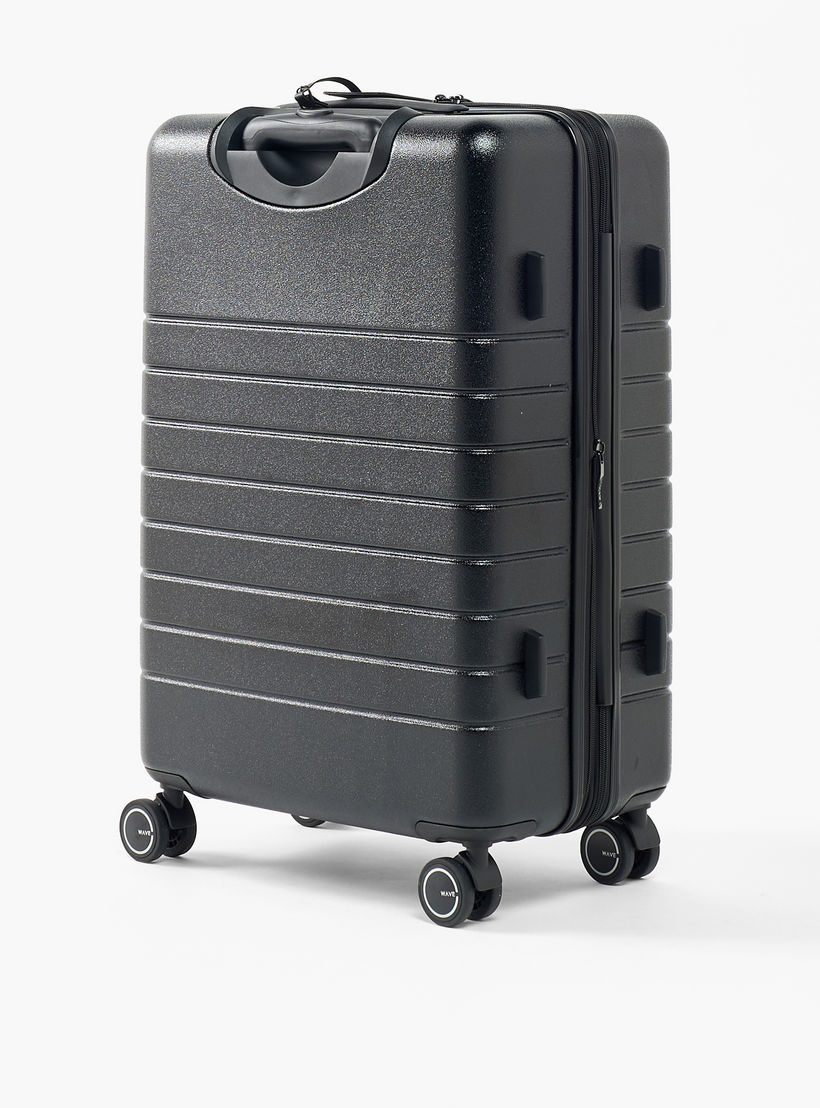 WAVE Textured Hardcase Luggage Trolley with Retractable Handle - 28 inches Check-In Bag-travel-luggagesandbags-luggage-image-2
