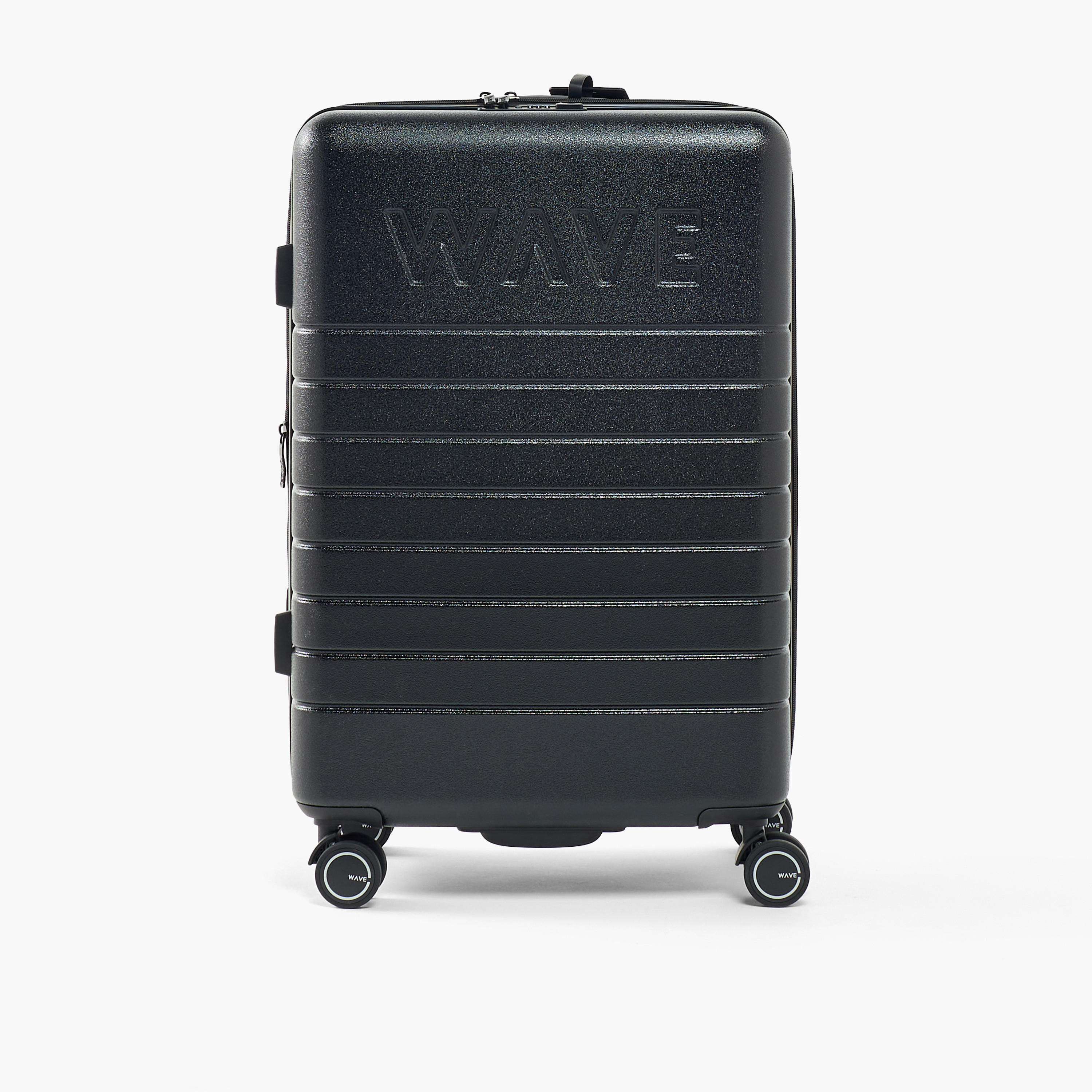 WAVE Textured Hardcase Luggage Trolley with Retractable Handle - 28 inches Check-In Bag-travel-luggagesandbags-luggage-image-3