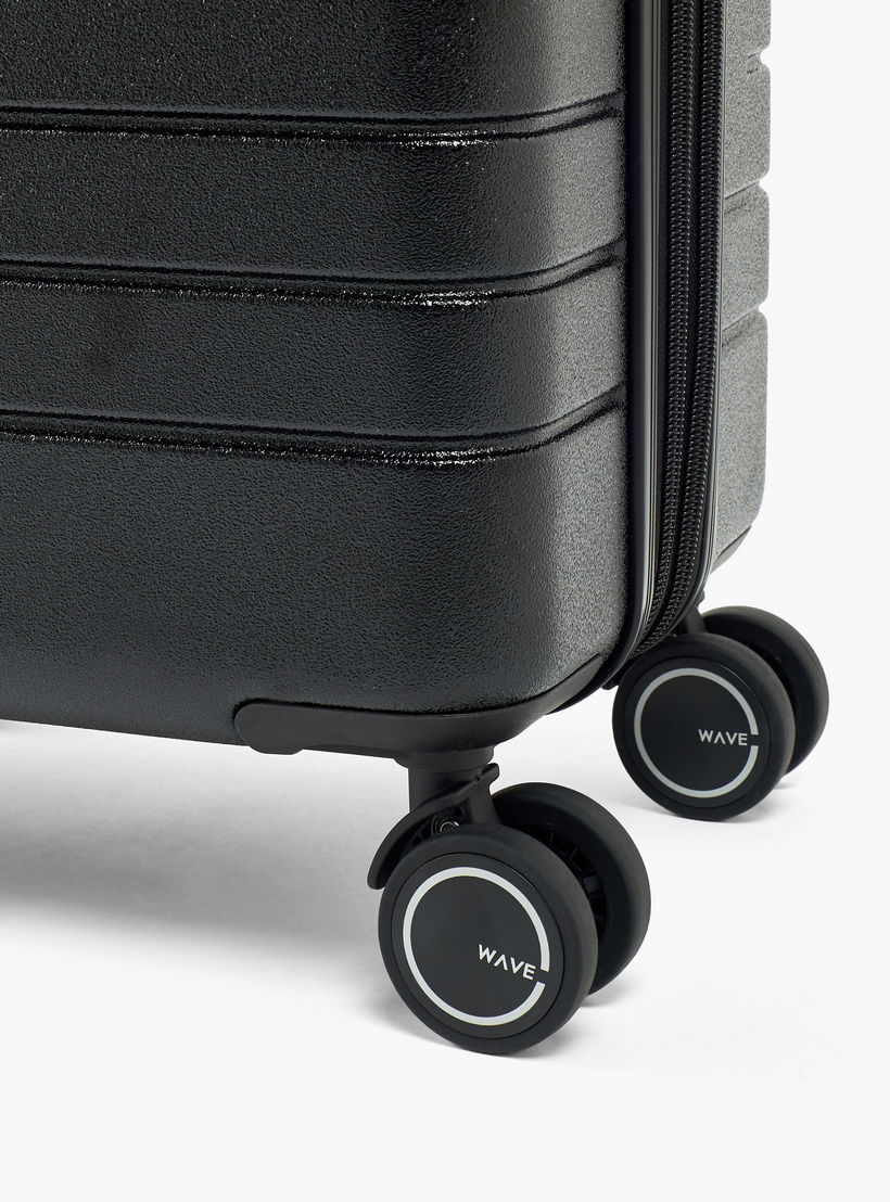 WAVE Textured Hardcase Luggage Trolley with Retractable Handle - 28 inches Check-In Bag-travel-luggagesandbags-luggage-image-7