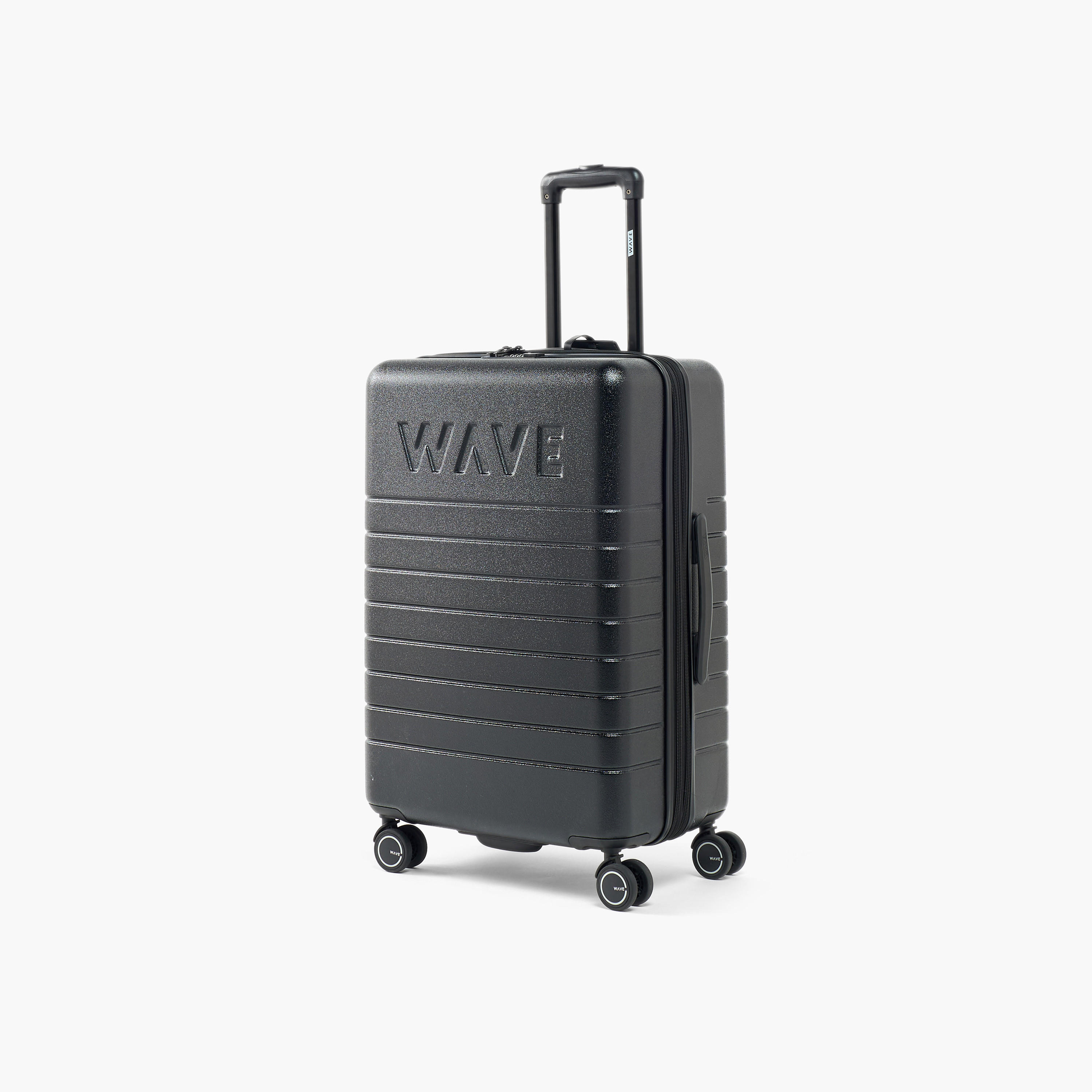 WAVE Textured Hardcase Trolley Bag with Retractable Handle-travel-luggagesandbags-luggage-image-1
