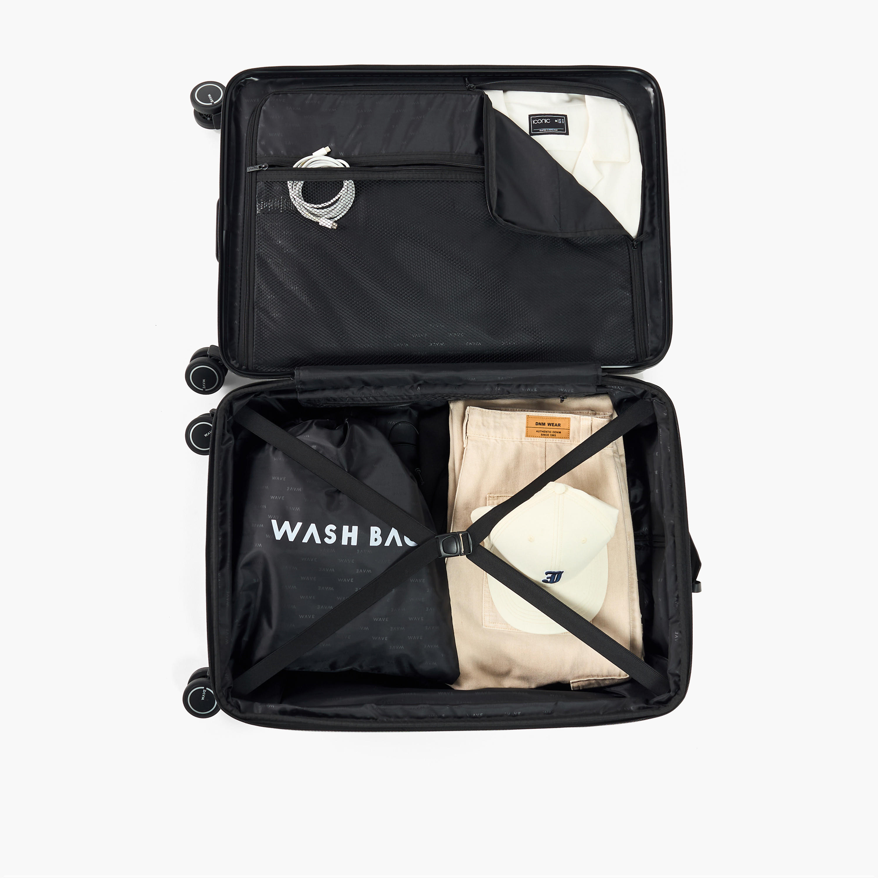 WAVE Textured Hardcase Trolley Bag with Retractable Handle-travel-luggagesandbags-luggage-image-8