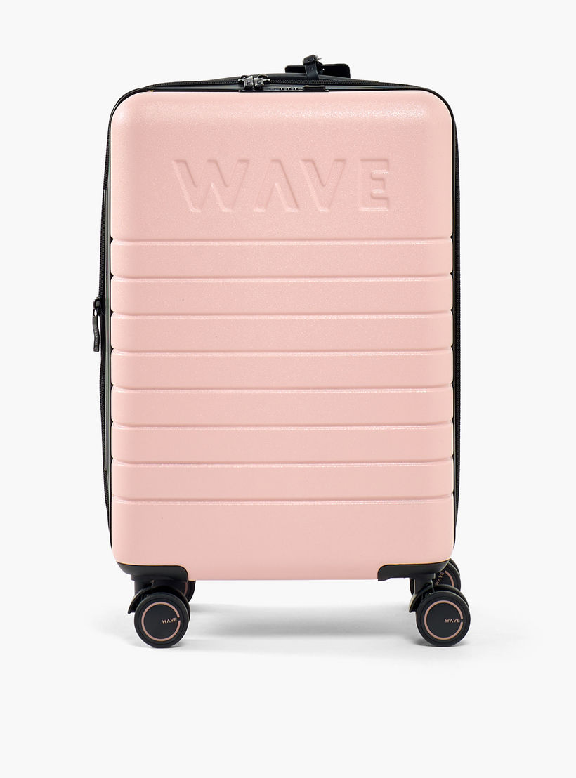 WAVE Textured Hardcase Trolley Bag with Retractable Handle-travel-luggagesandbags-luggage-image-2