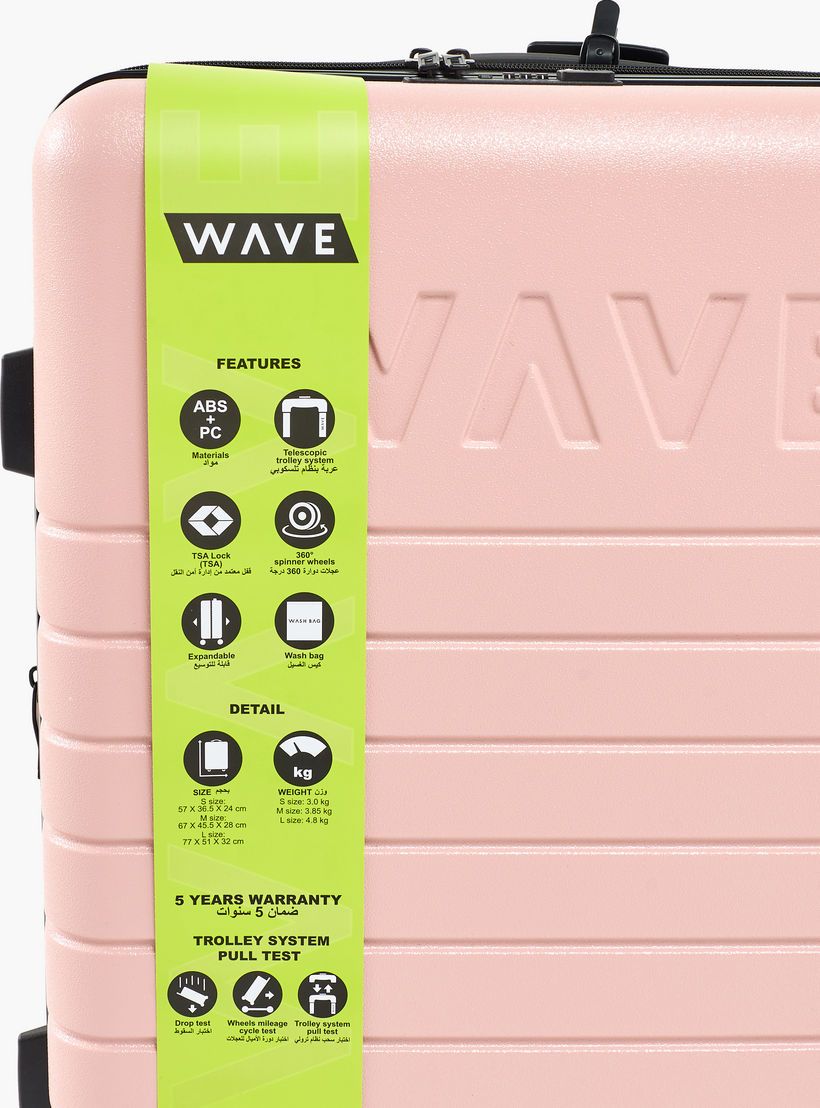 WAVE Textured Hardcase Trolley Bag with Retractable Handle-travel-luggagesandbags-luggage-image-9