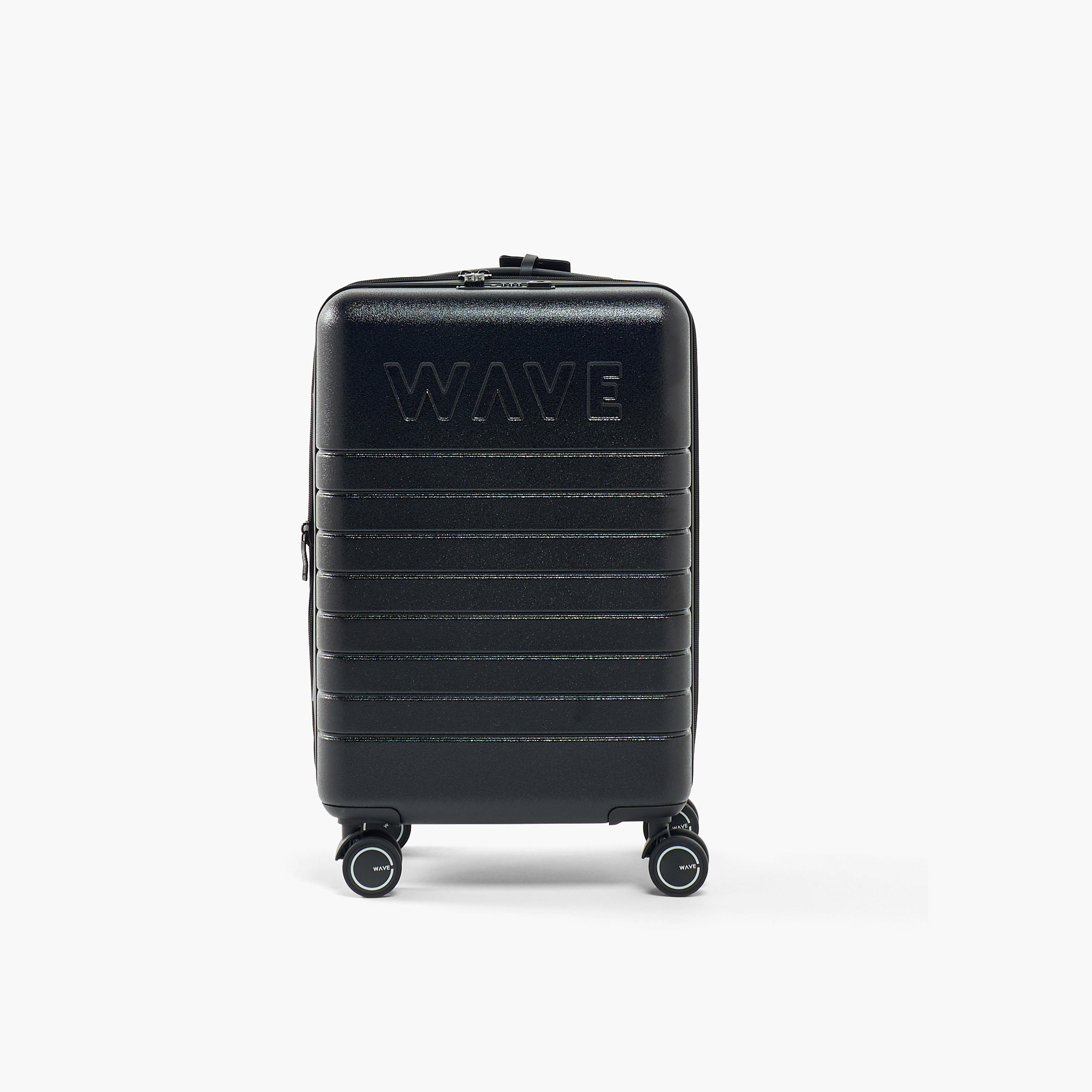 WAVE Textured Hardcase Luggage Trolley with Retractable Handle - 20 inches Cabin Bag-travel-luggagesandbags-luggage-image-2