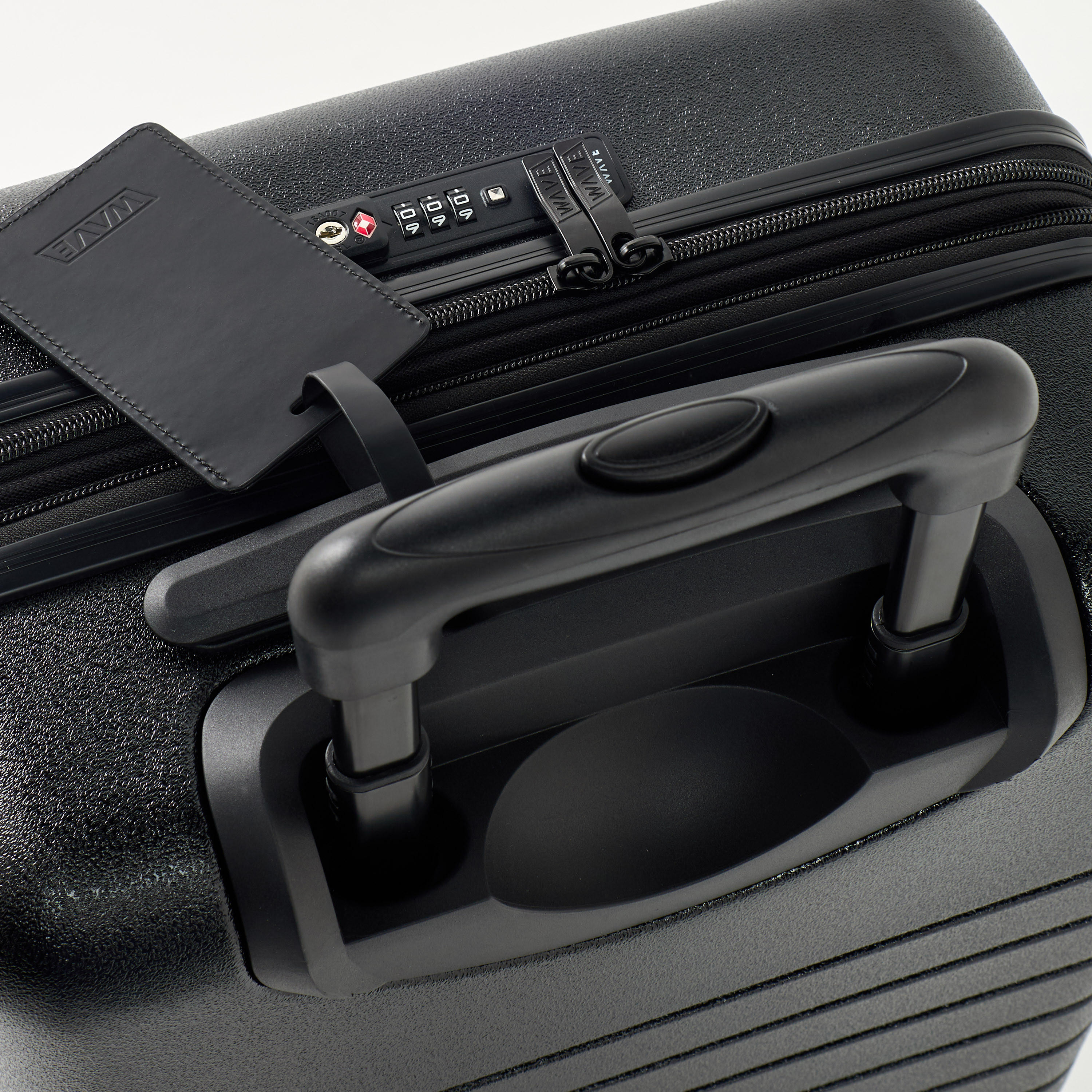 WAVE Textured Hardcase Luggage Trolley with Retractable Handle - 20 inches Cabin Bag-travel-luggagesandbags-luggage-image-6