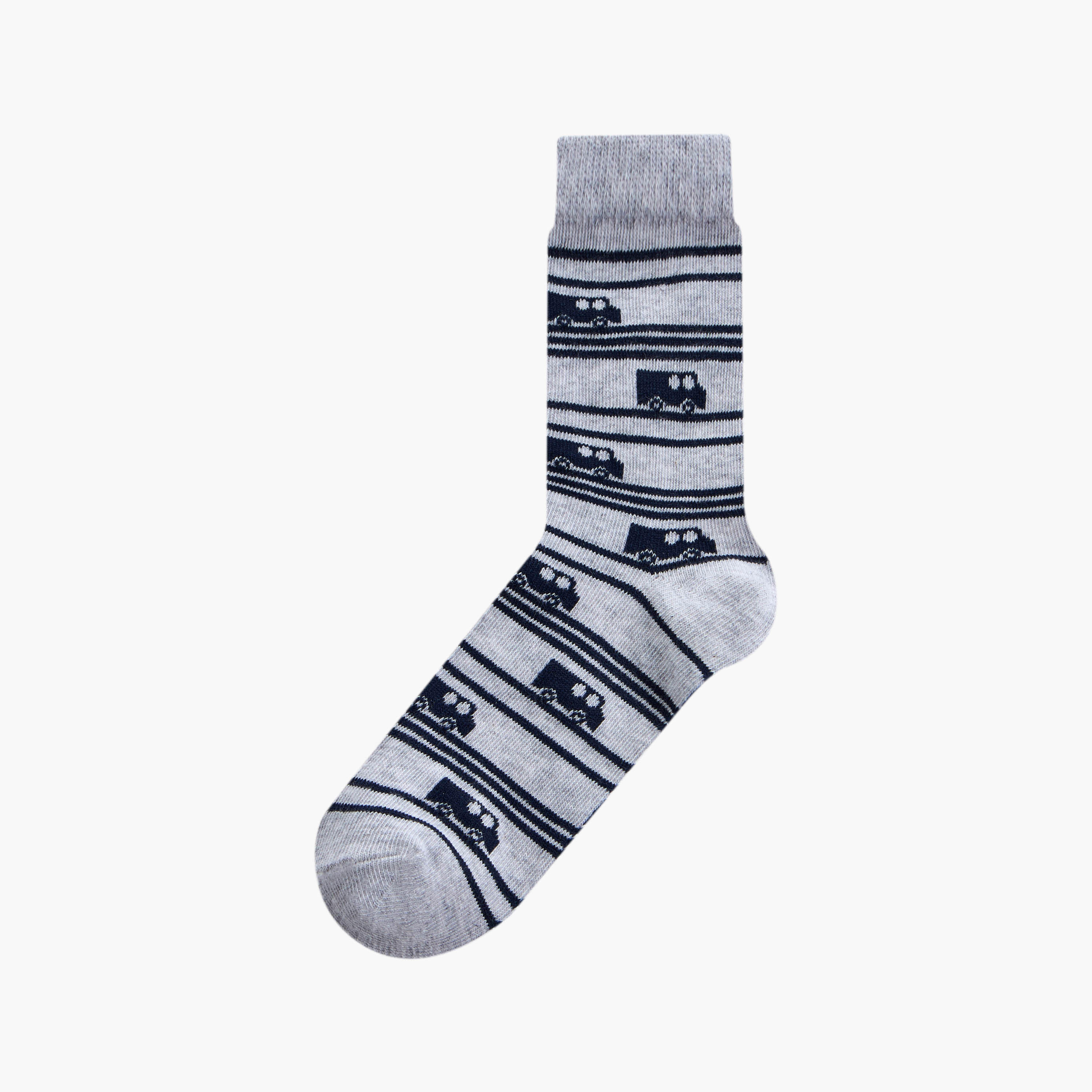 طقم جوارب 5 أزواج متنوعة بطول ربلة الساق للأولاد من جونيورز-boys-accessories-socks-image-2