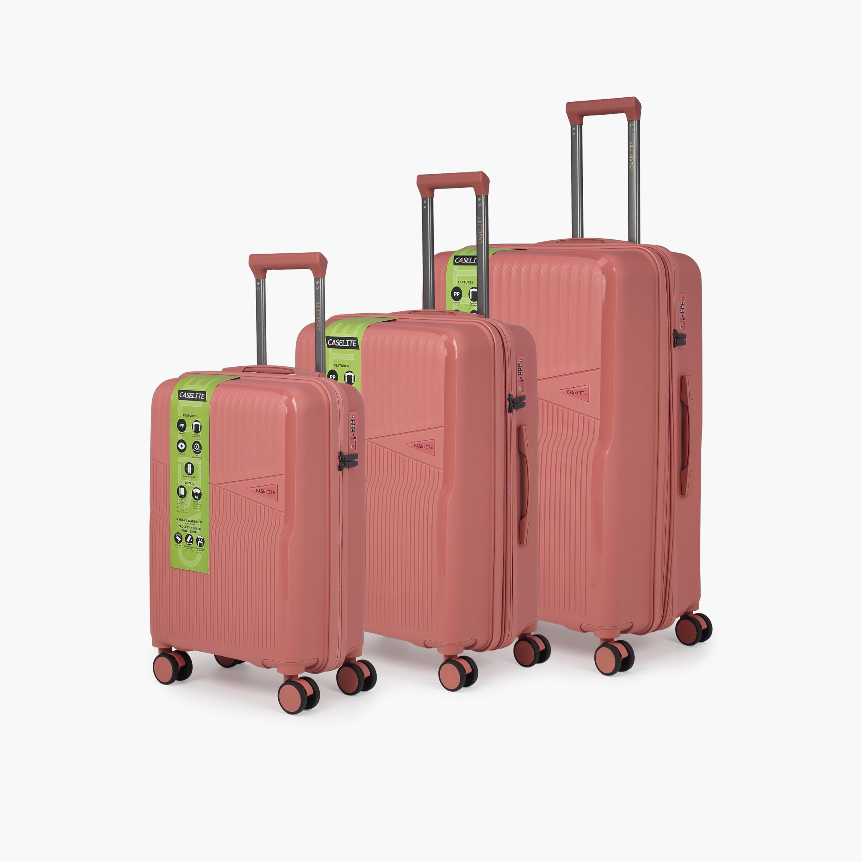 شنطة ترولي صلبة بملمس بارز ومقبض قابل للسحب من كيسلايت - 28 بوصة للسفر بالطائرة-travel-luggagesandbags-luggage-image-1